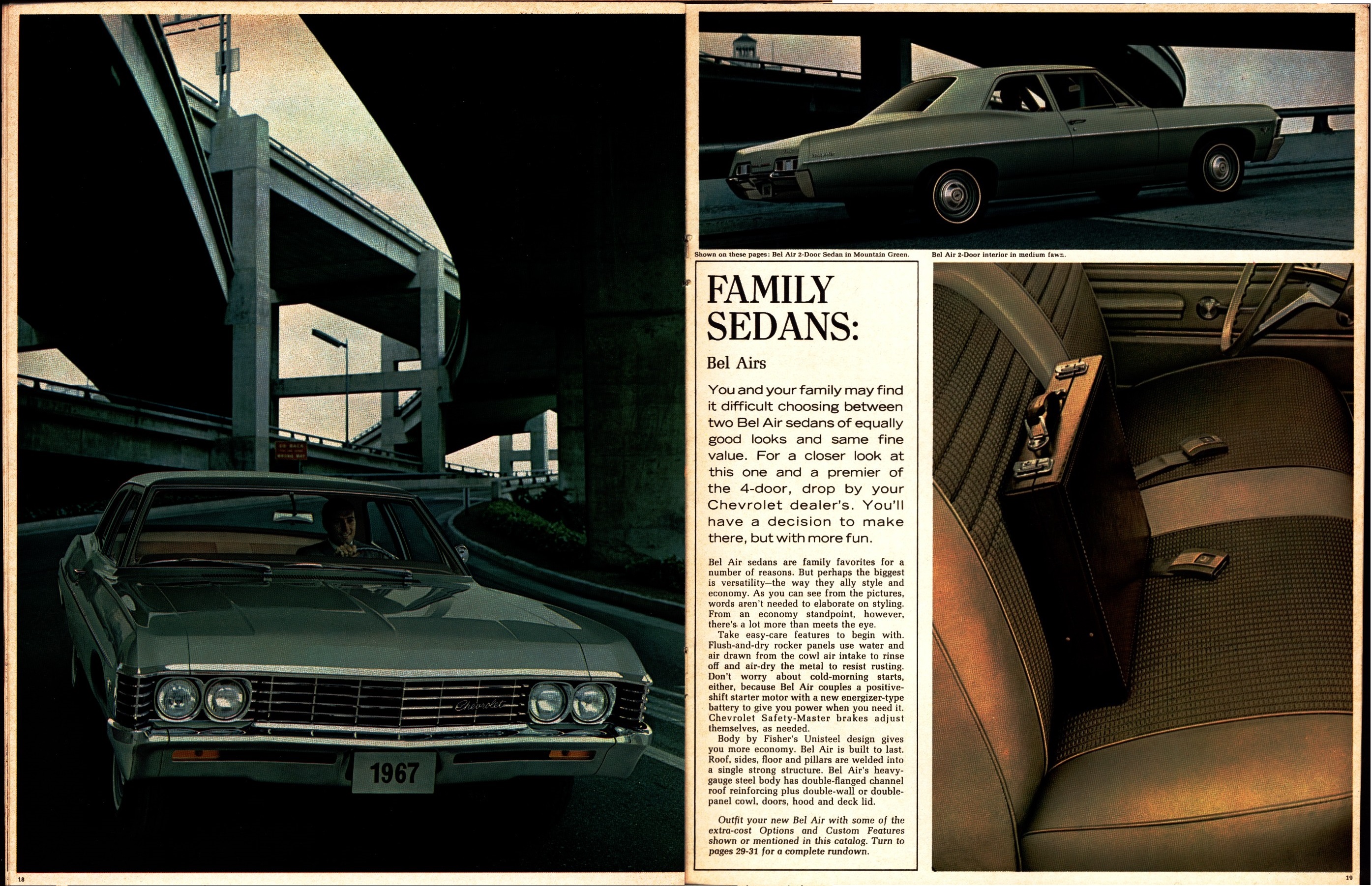 1967 Chevrolet Full Size Brochure (R-1) 18-19