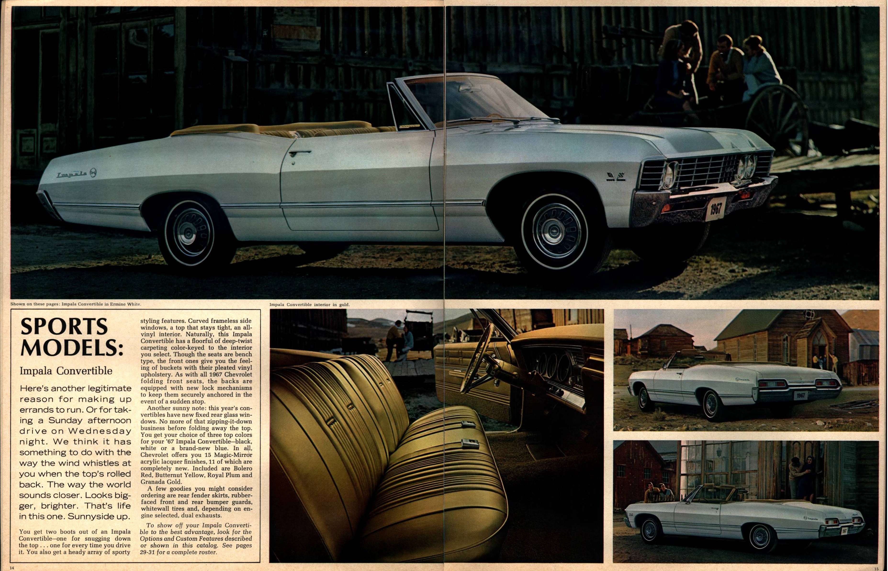 1967 Chevrolet Full Size Brochure 14-15