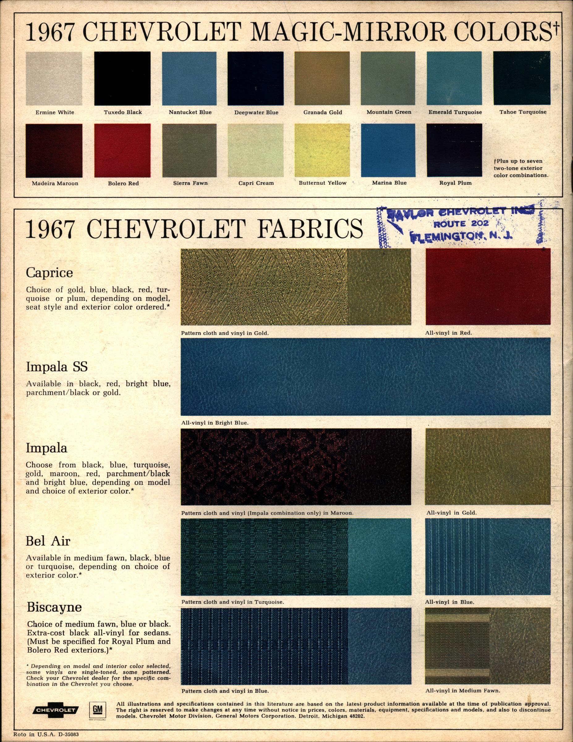 1967 Chevrolet Full Size Brochure 32