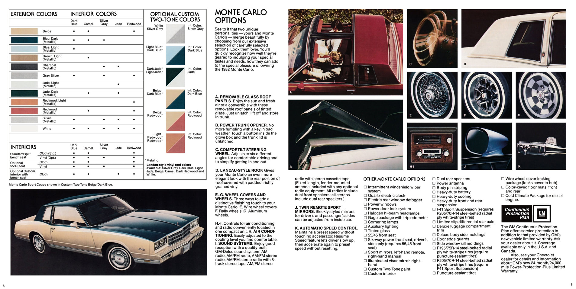 1982 Chevrolet Monte Carlo Brochure 08-09