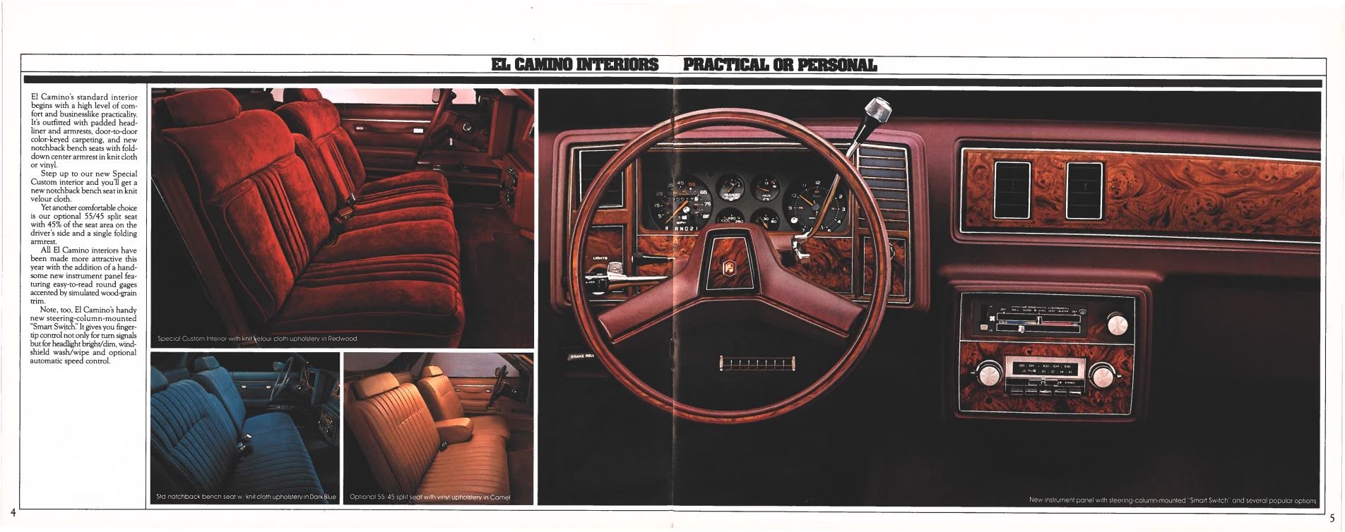 1982 Chevrolet El Camino Brochure 04-05