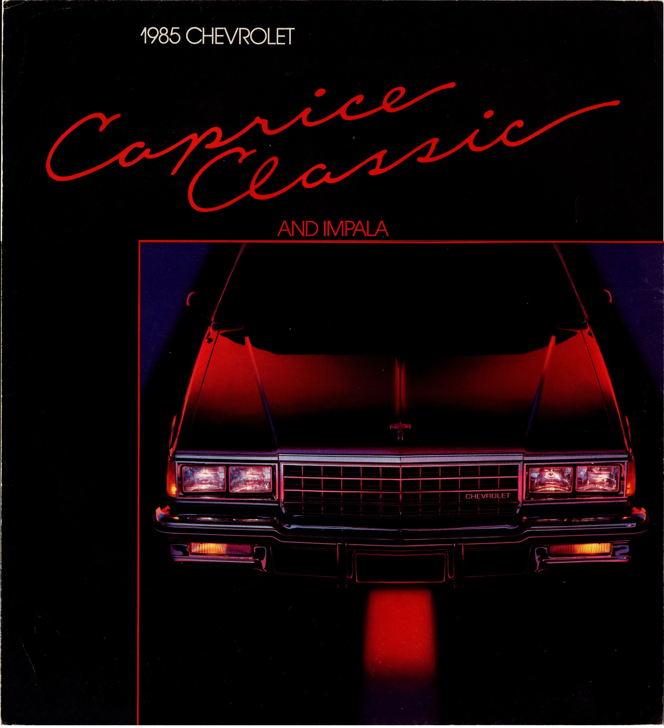 1985 Chevrolet Caprice Classic & Impala Brochure Canada_01