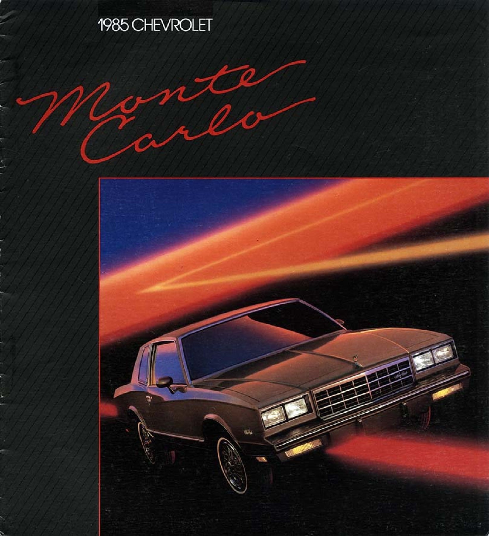1985 Chevrolet Monte Carlo Brochure 01