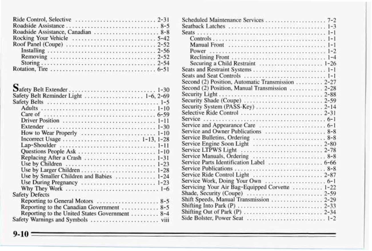 1995_Corvette_Owners_Manual-9-10
