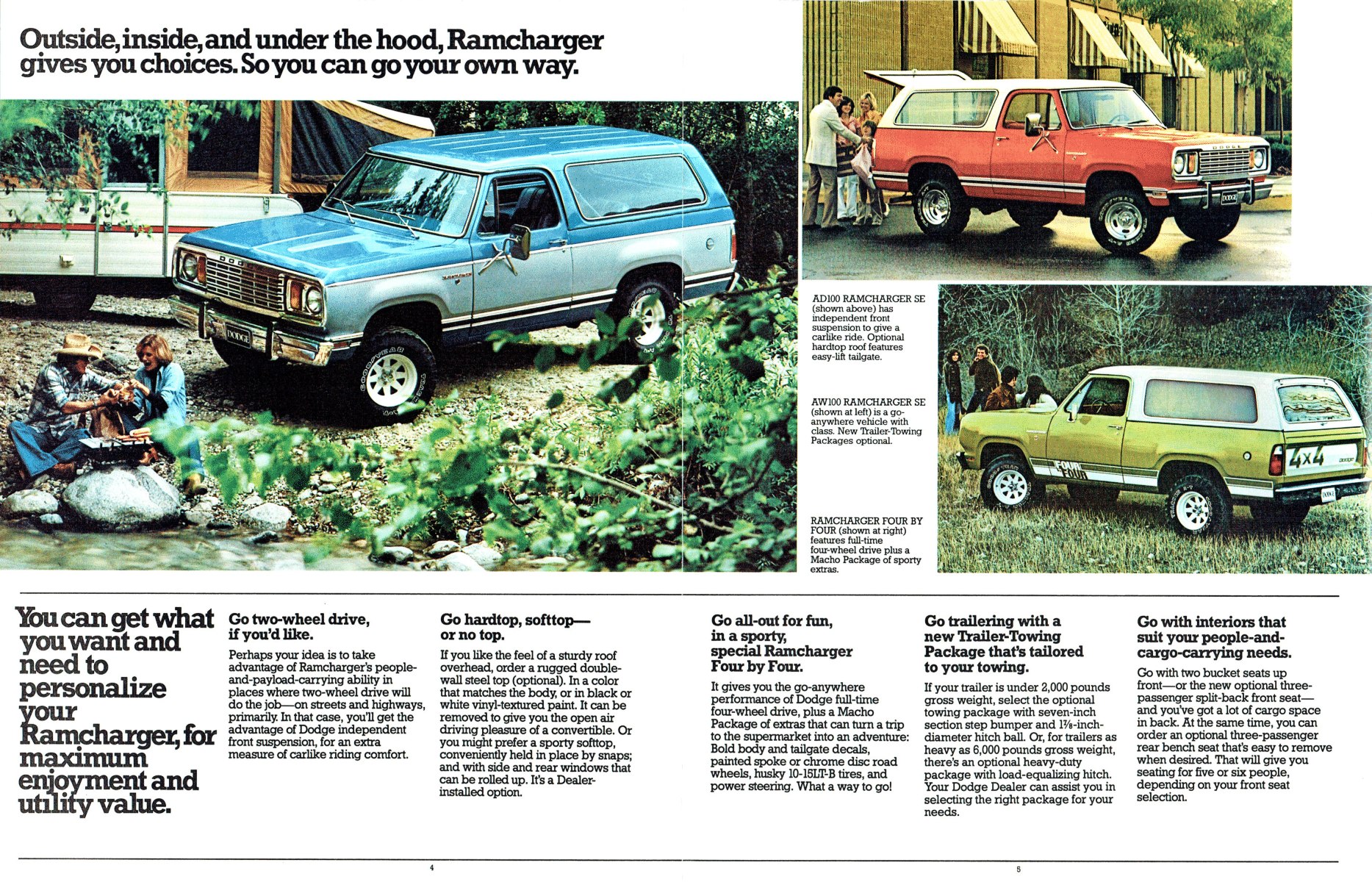 1978 Dodge Ramcharger Brochure (Rev) 04-05