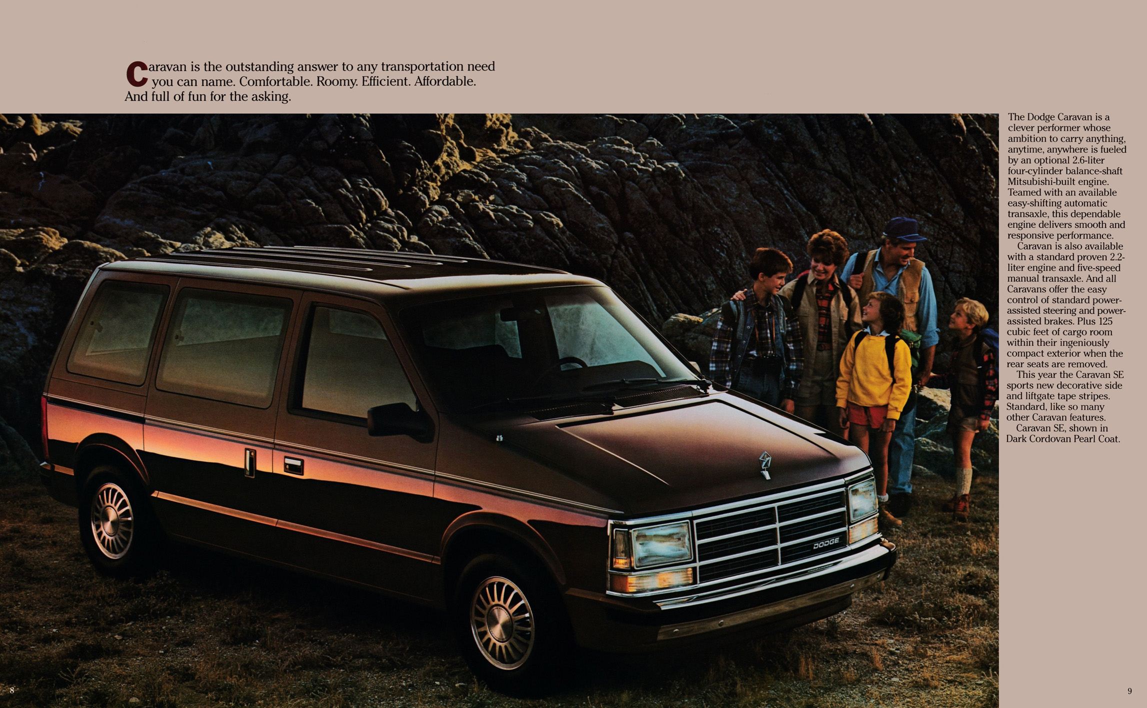 1987 Dodge Caravan Brochure 08-09