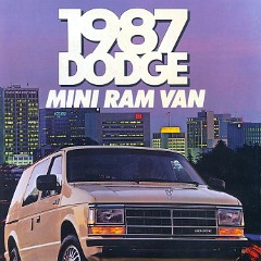 1987 Dodge Mini Ram Van Brochure