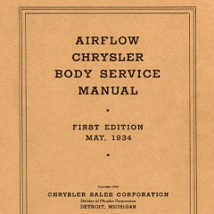 1934_Chrysler_Airflow_Body_Service_Manual