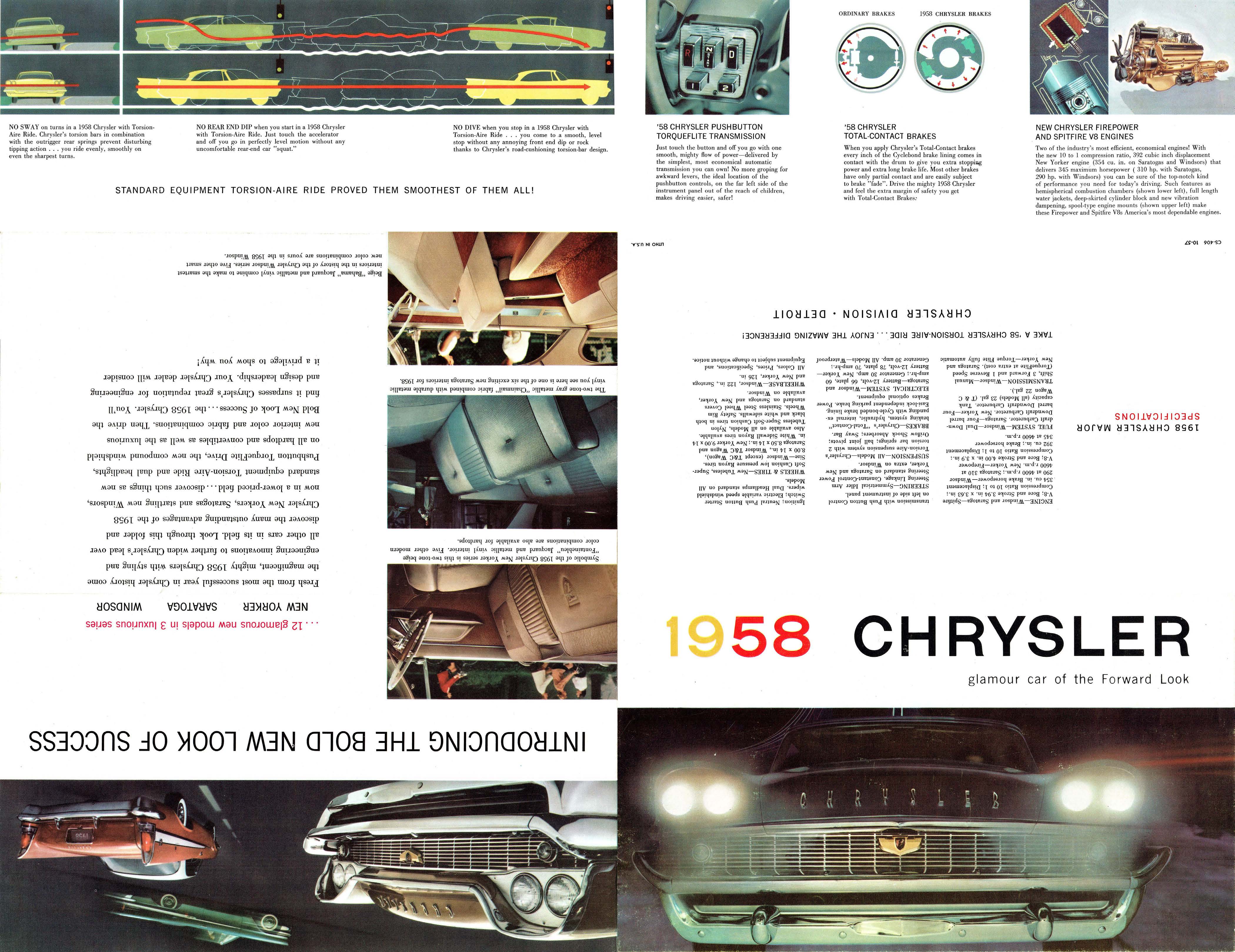 1958 Chrysler Full Line Foldout-Side A1
