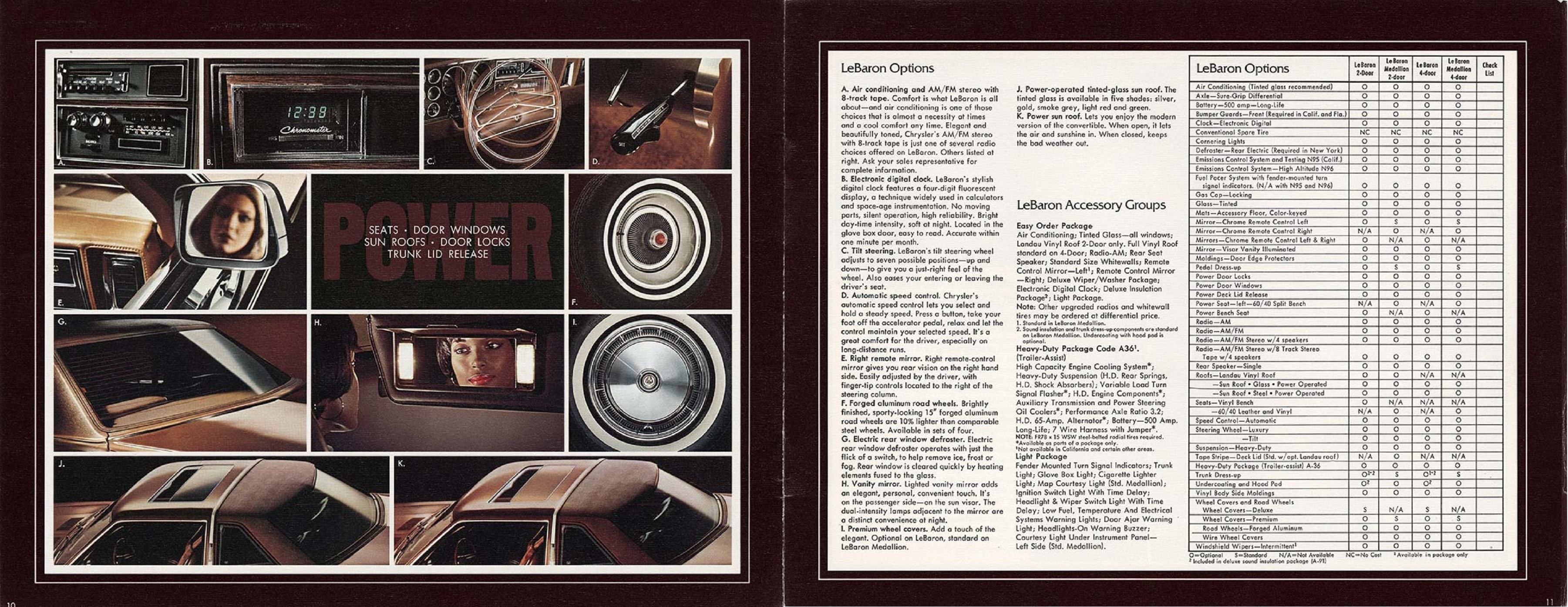 1977 Chrysler LeBaron Brochure 10-11