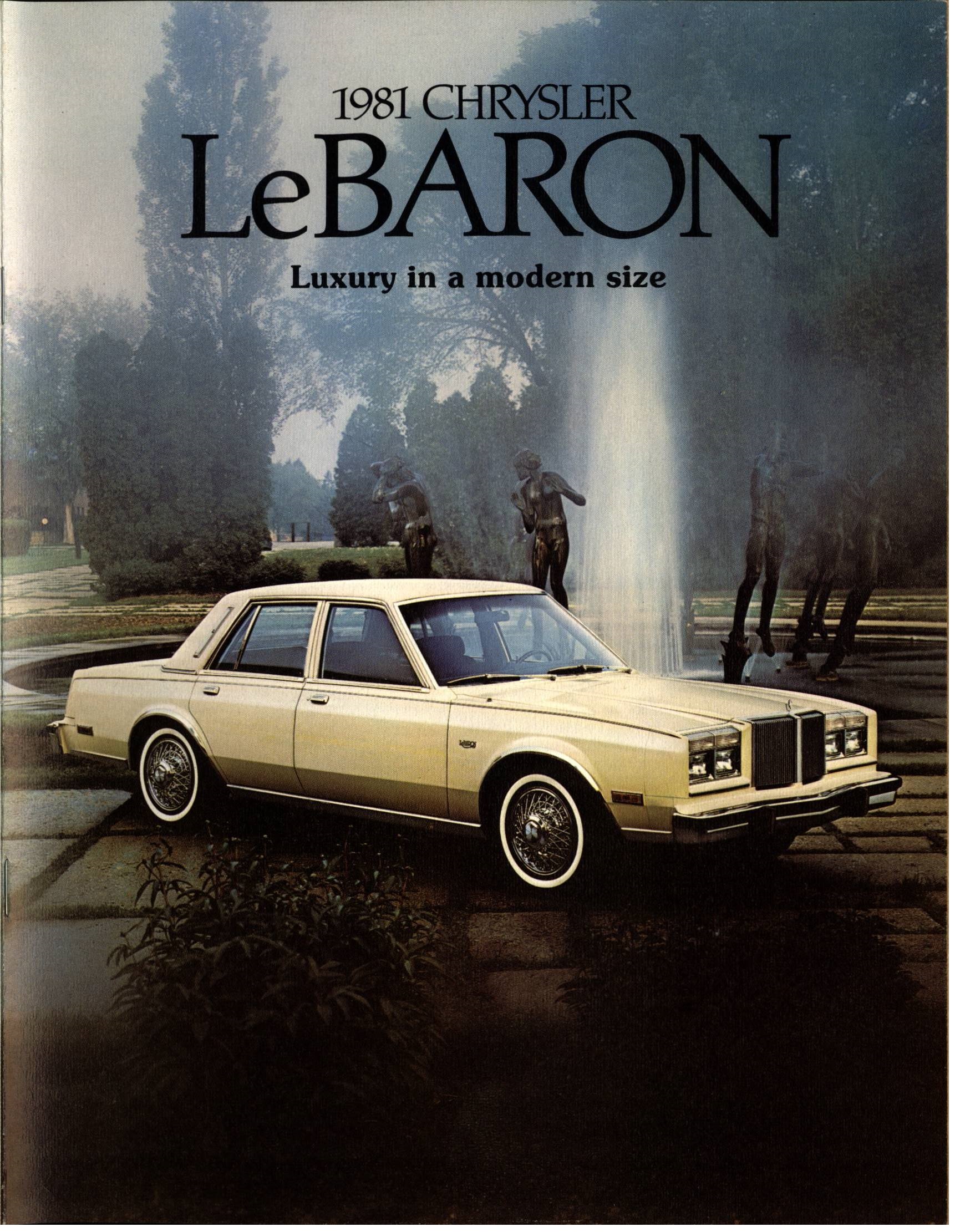 1981 Chrysler LeBaron Brochure (Cdn) 01