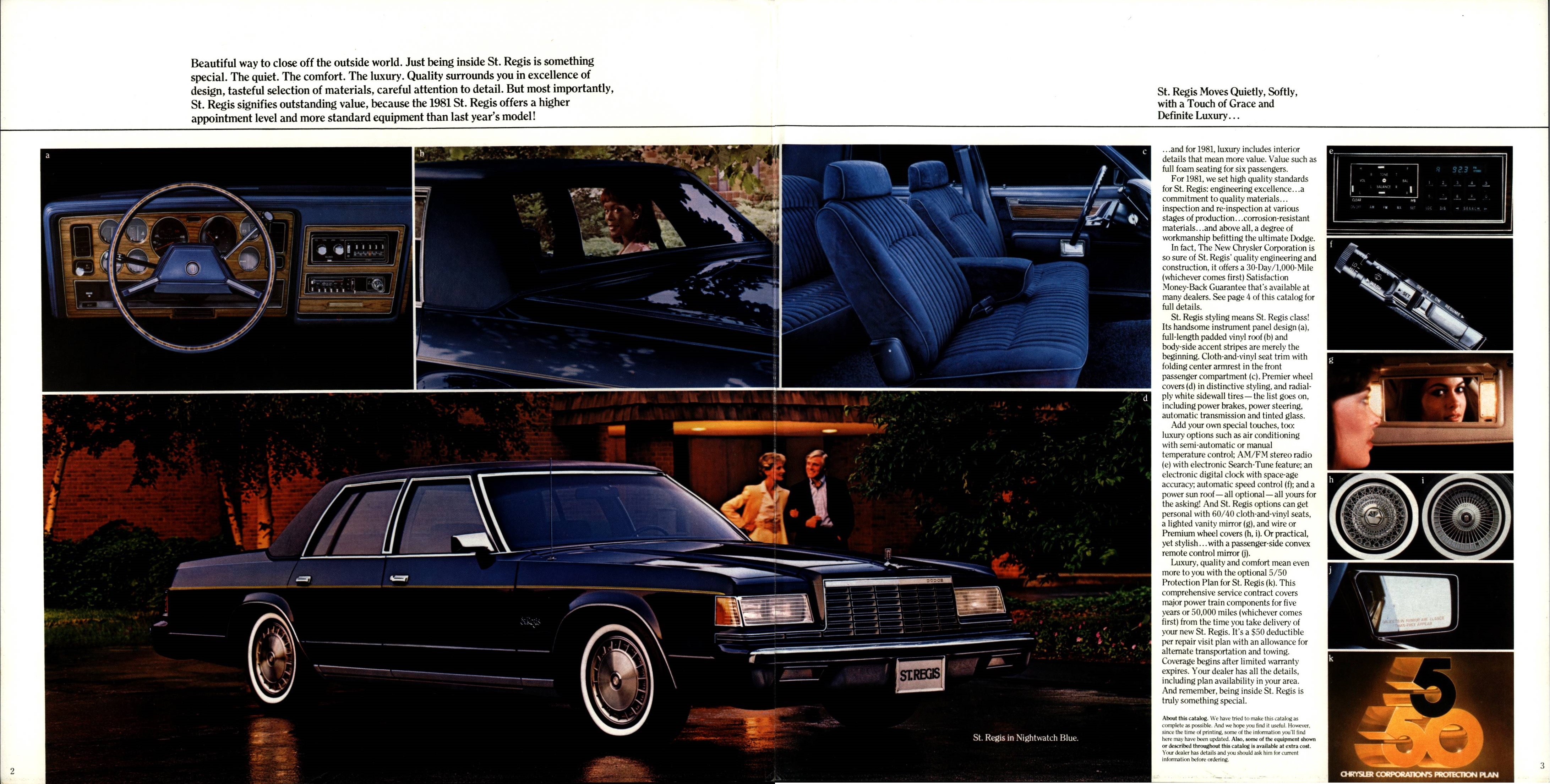 1981 Dodge St. Regis Brochure 02-03