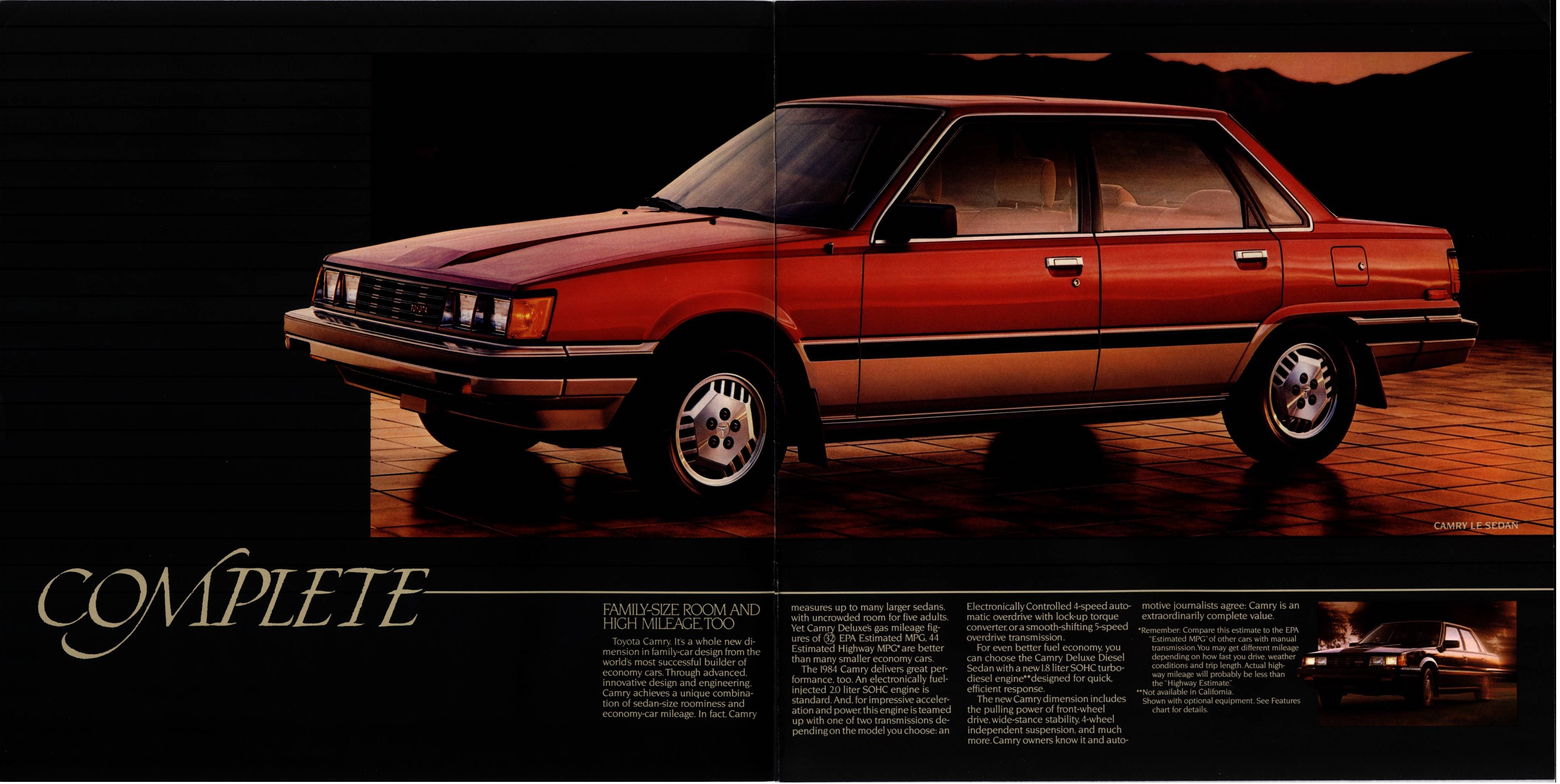 1984 Toyota Camry Brochure 02-03