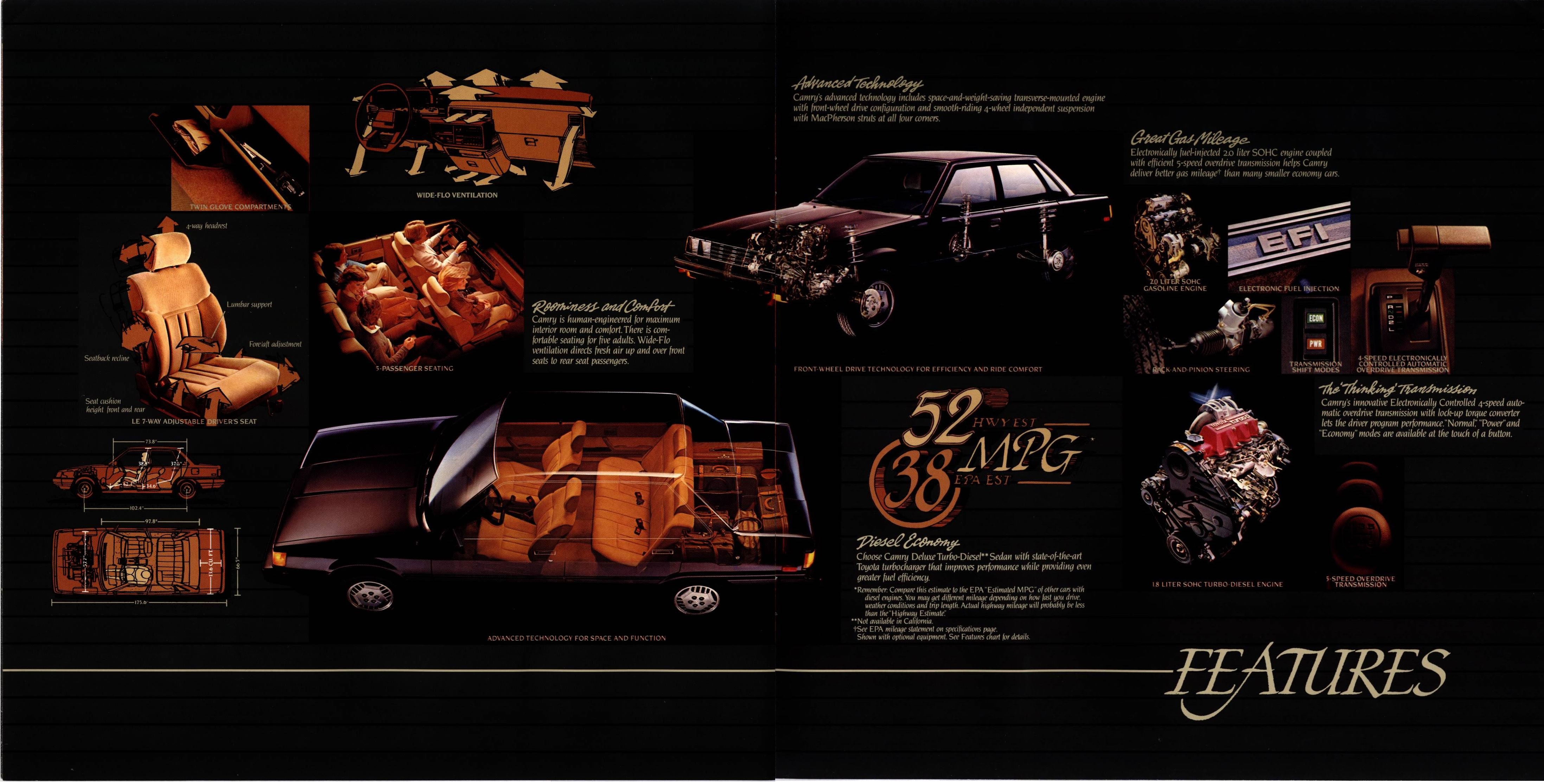 1984 Toyota Camry Brochure 08-09