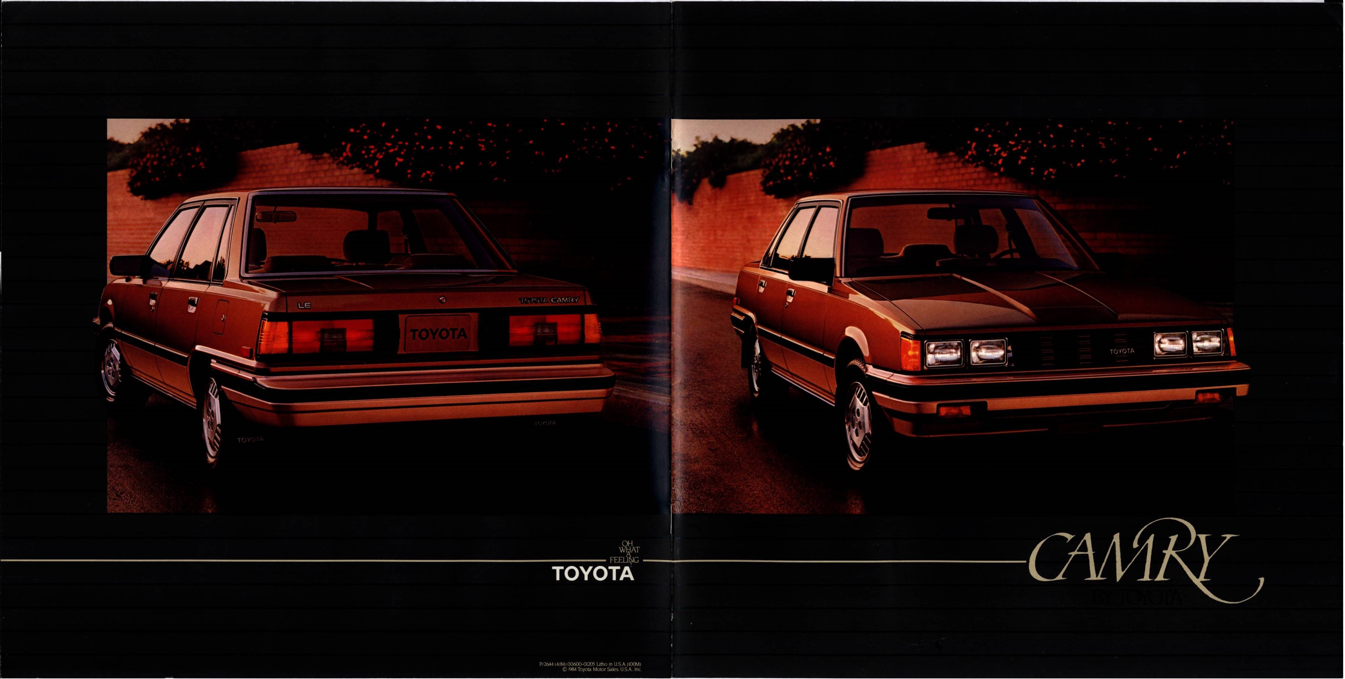 1984 Toyota Camry Brochure 12-01