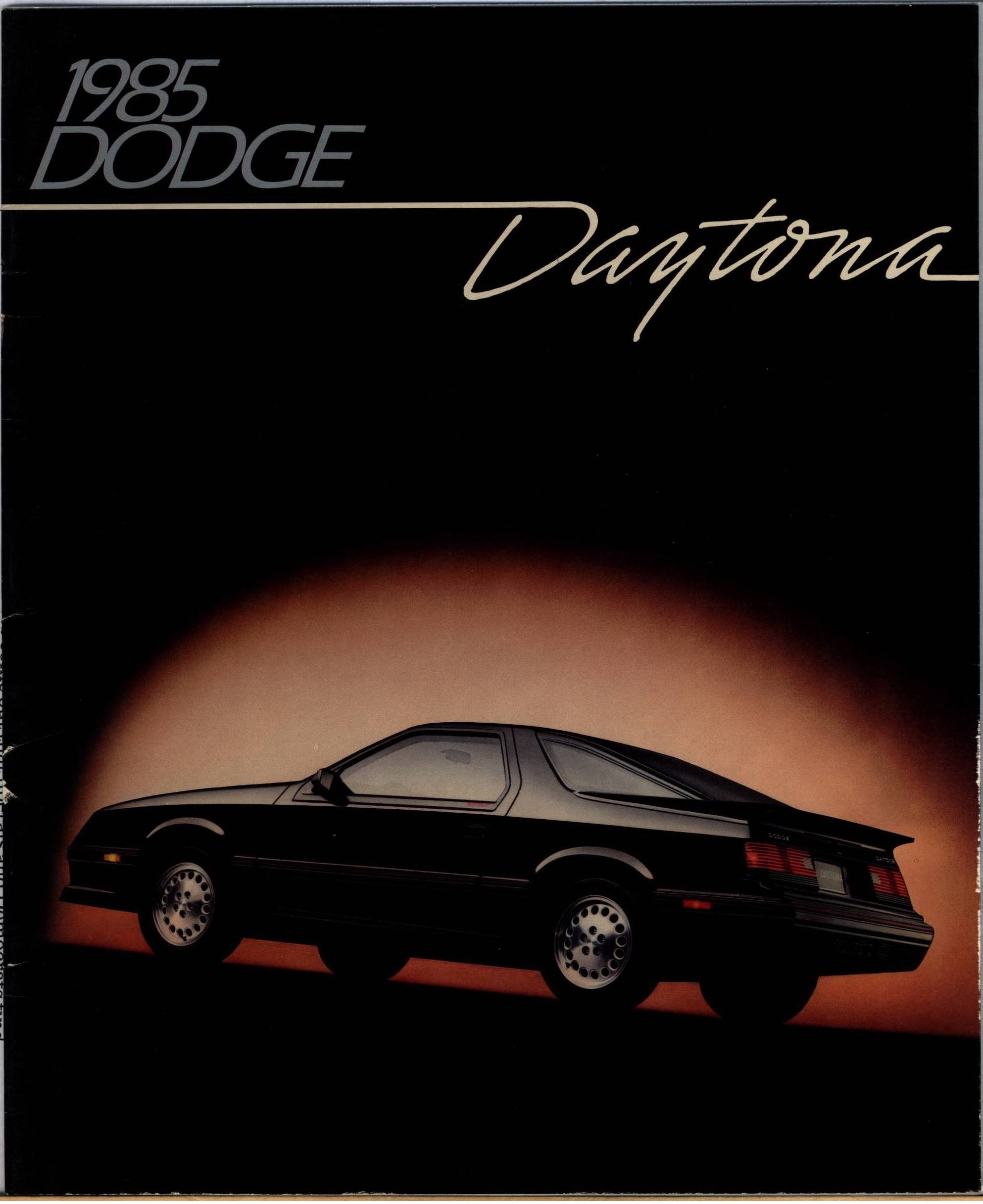 1985 Dodge Daytona Brochure 01
