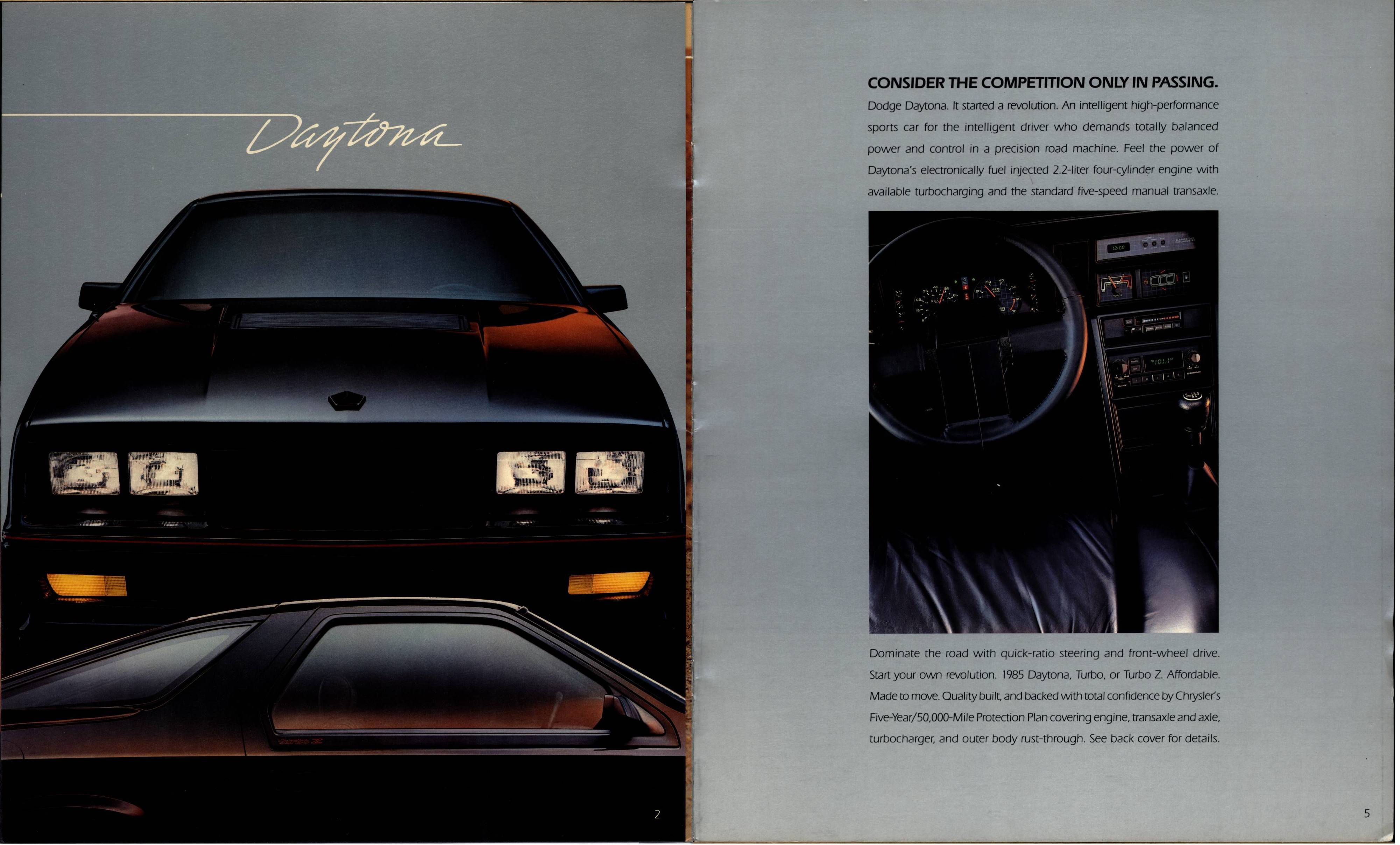 1985 Dodge Daytona Brochure 02-05