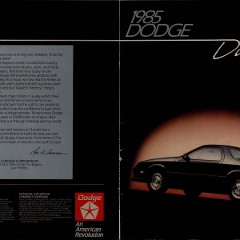1985 Dodge Daytona Brochure 20-01