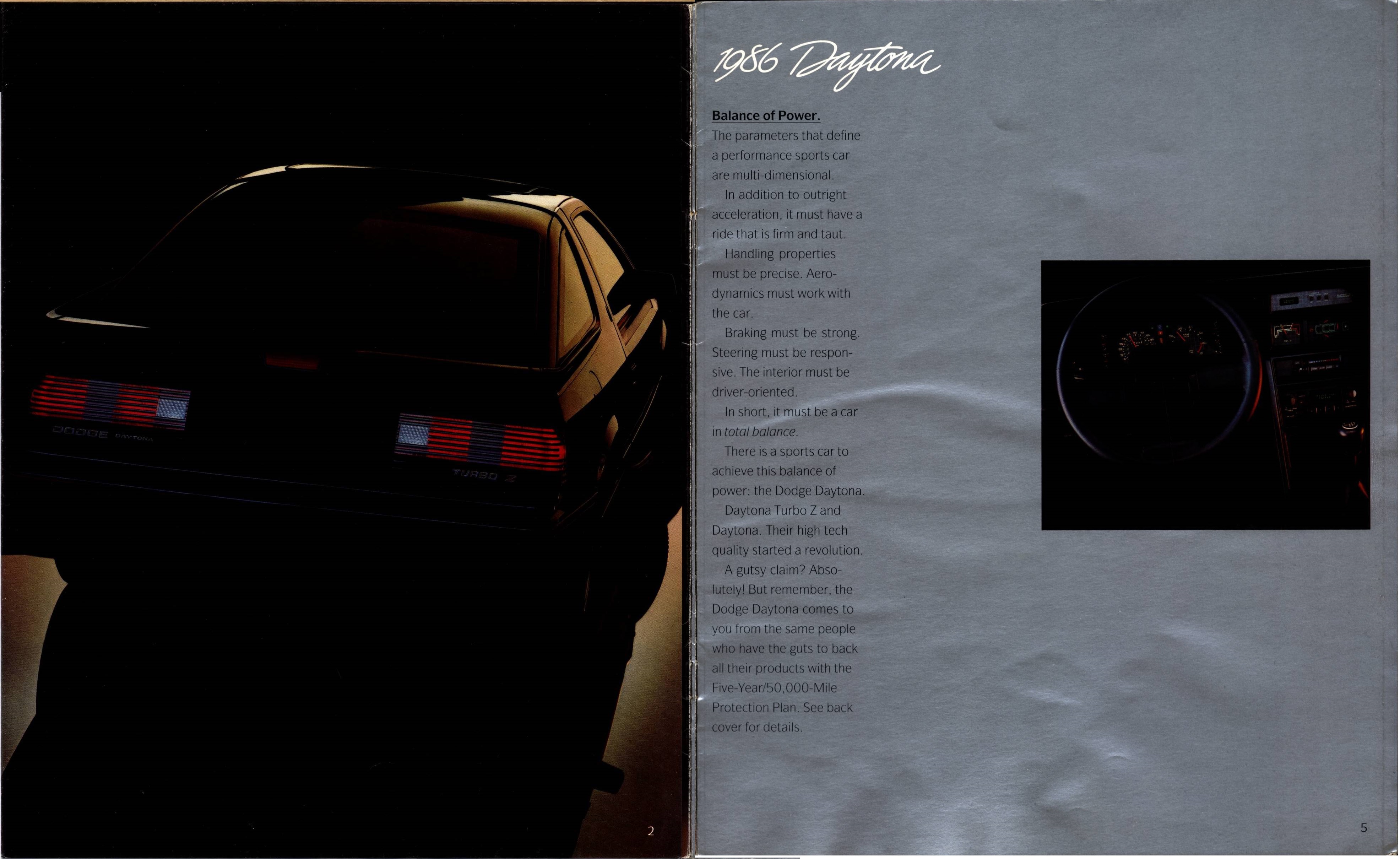 1986 Dodge Daytona Brochure 02-05