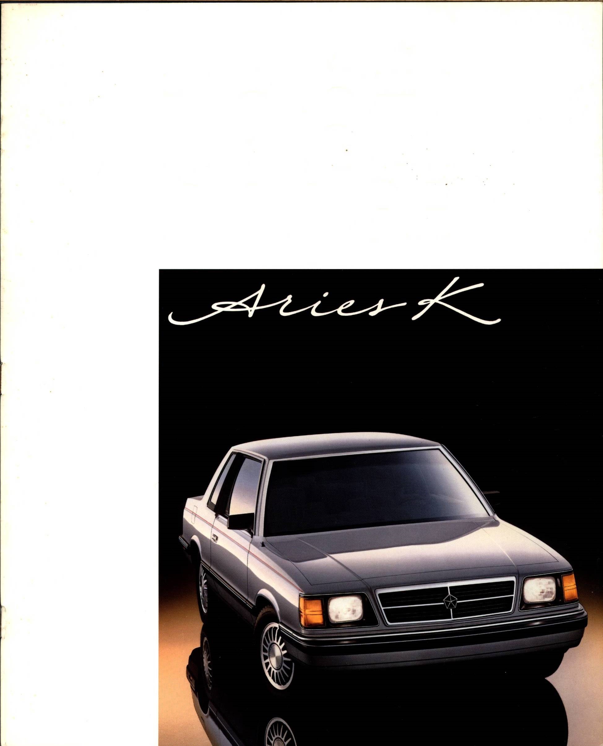 1987 Dodge Aries K Brochure (Rev) 01