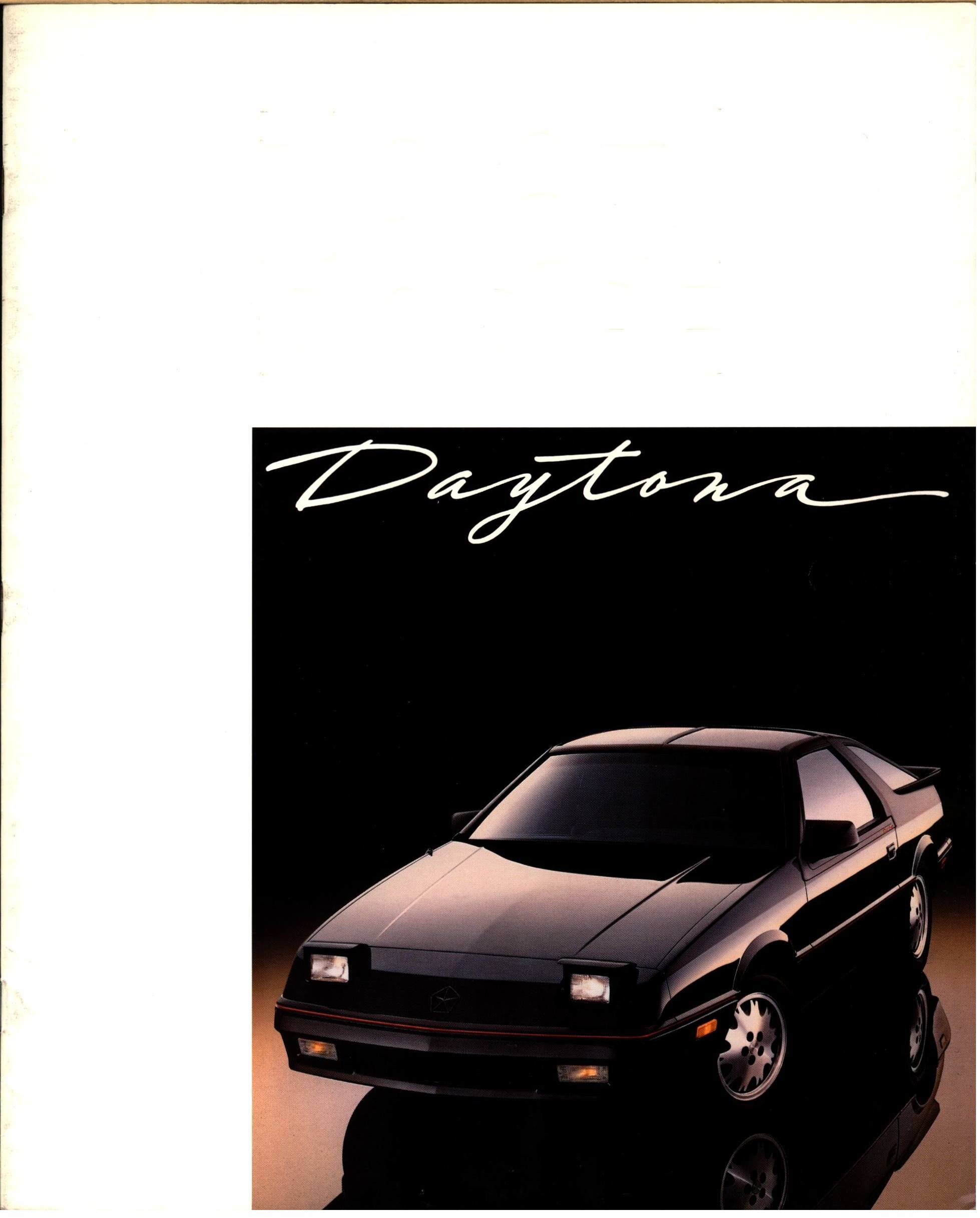 1987 Dodge Daytona Brochure 01