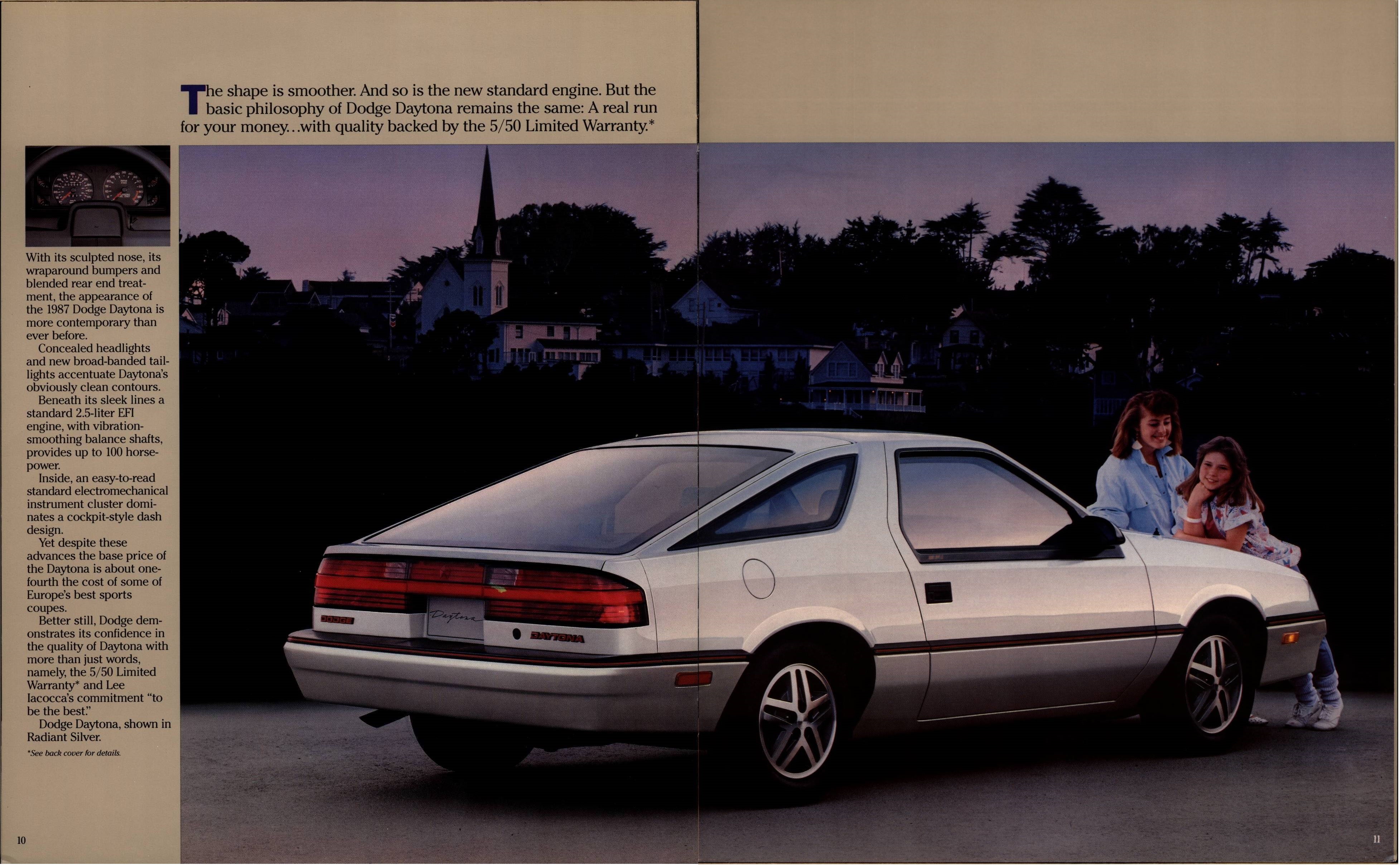 1987 Dodge Daytona Brochure 10-11