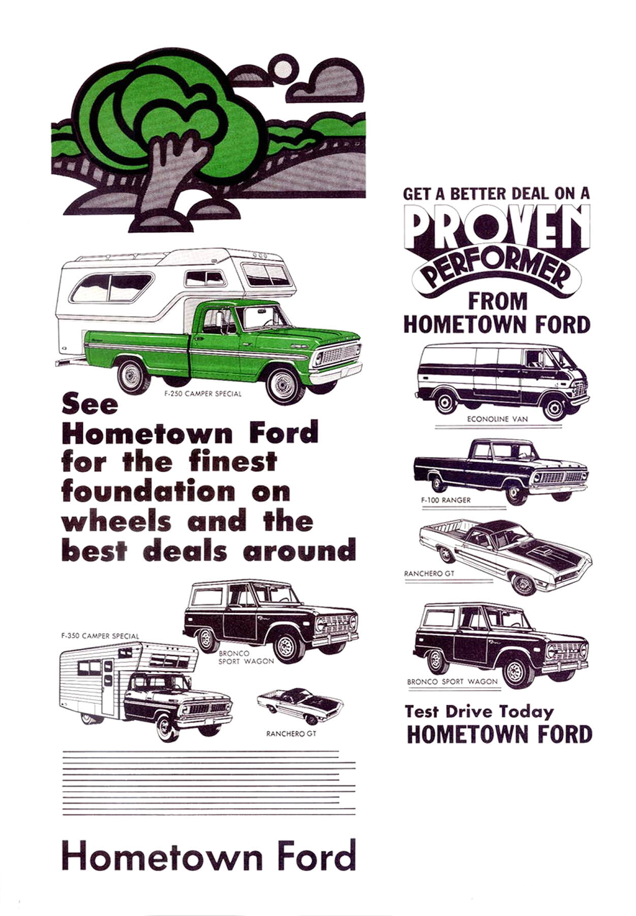 1970 Ford Truck Ad Clipart Book-06