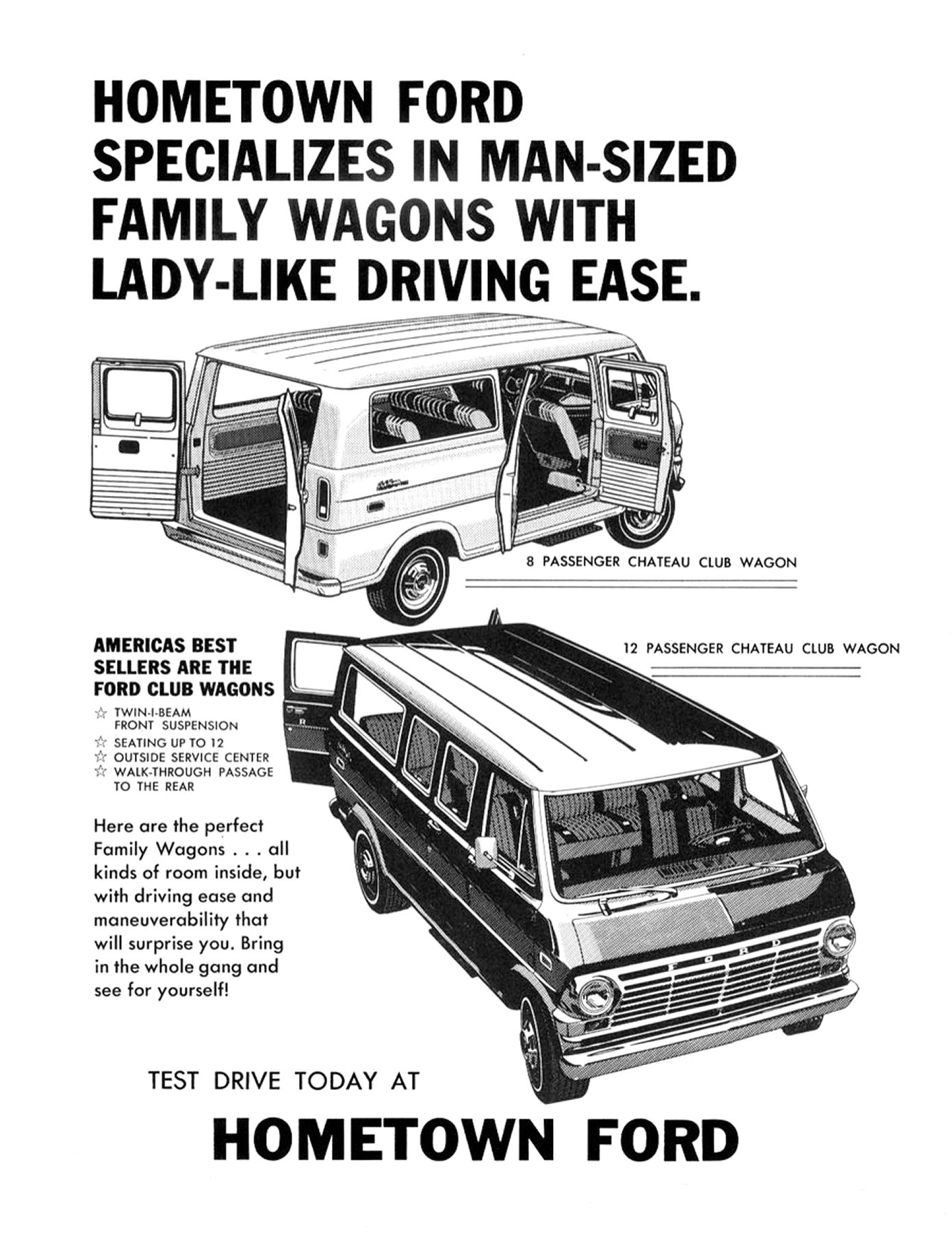 1970 Ford Truck Ad Clipart Book-14