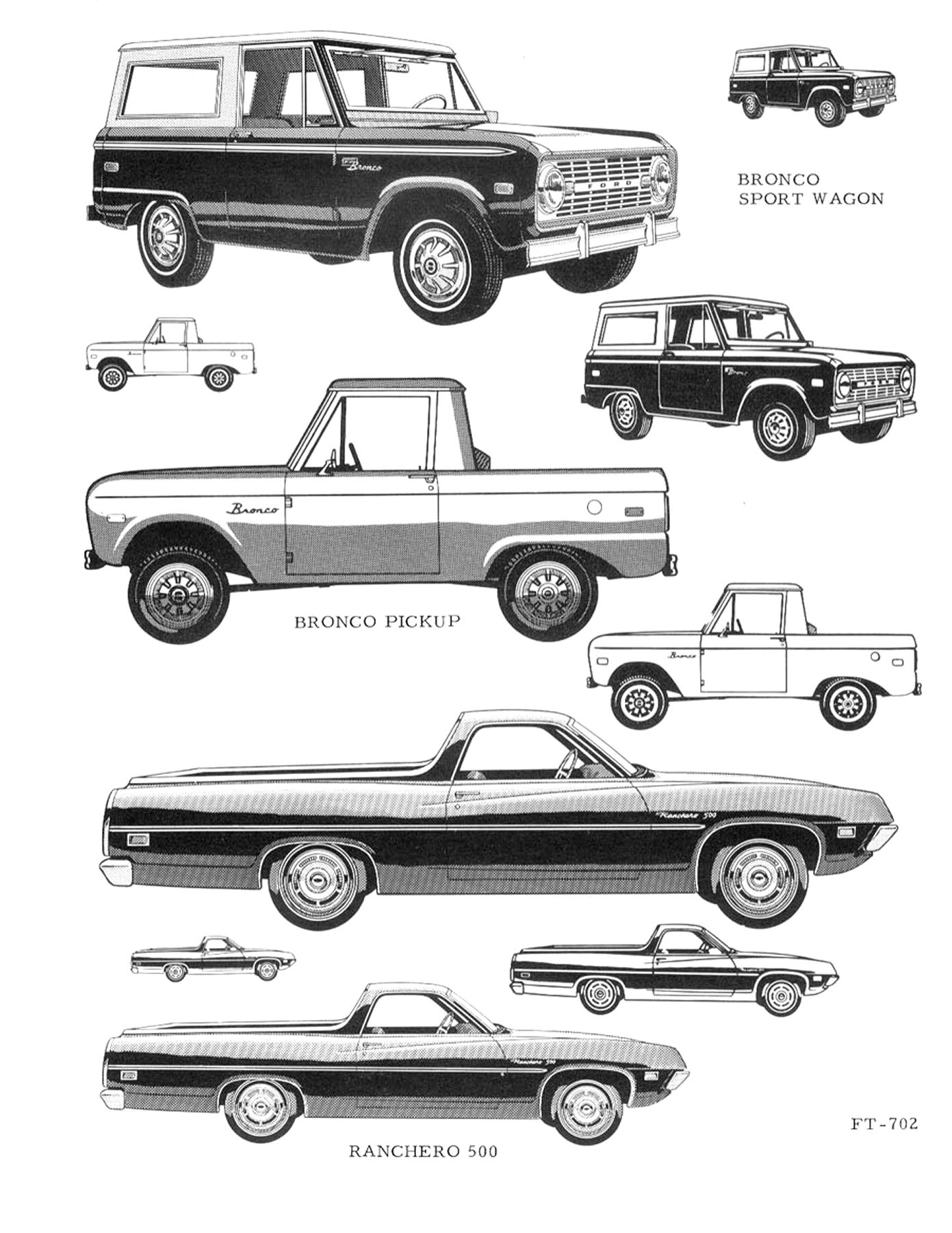 1970 Ford Truck Ad Clipart Book-17