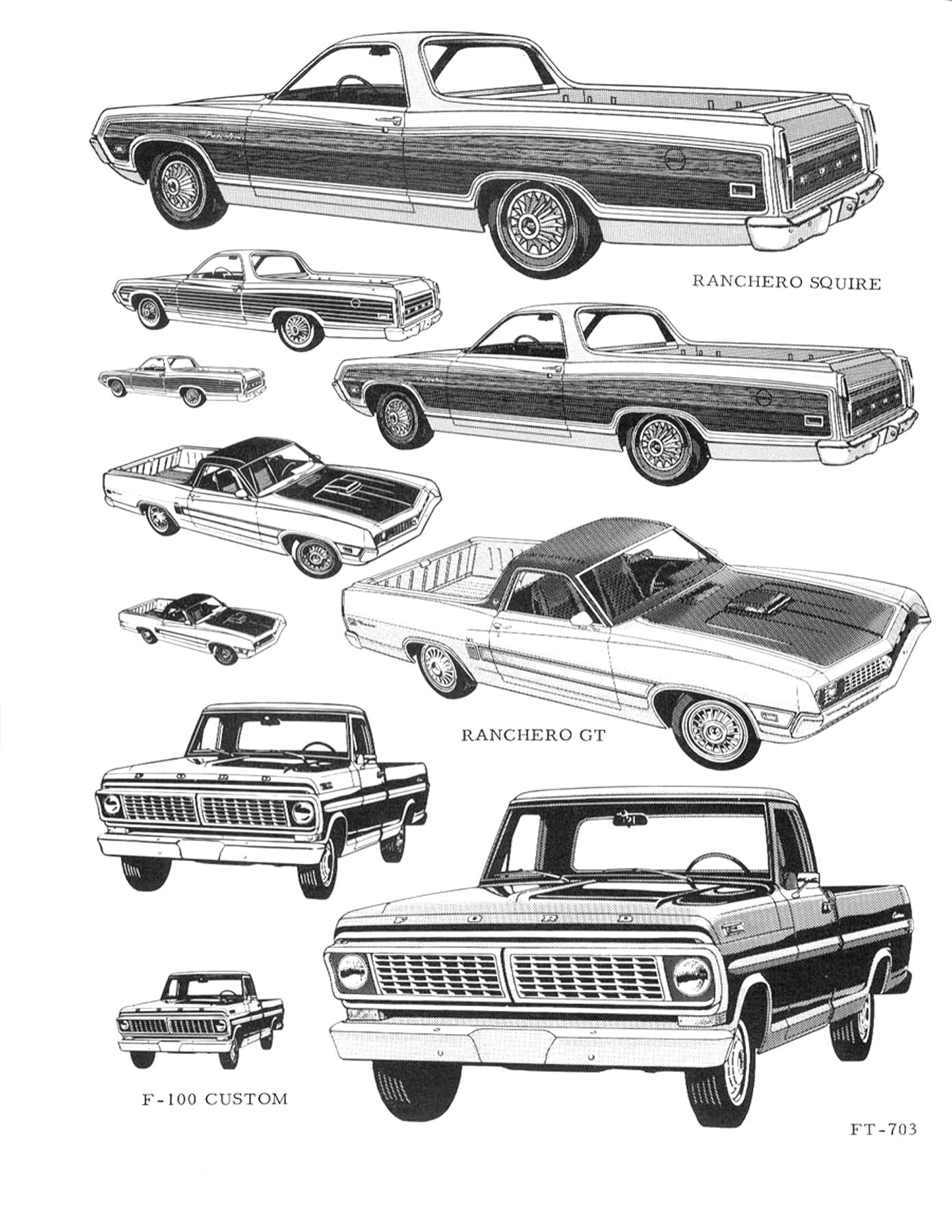 1970 Ford Truck Ad Clipart Book-18