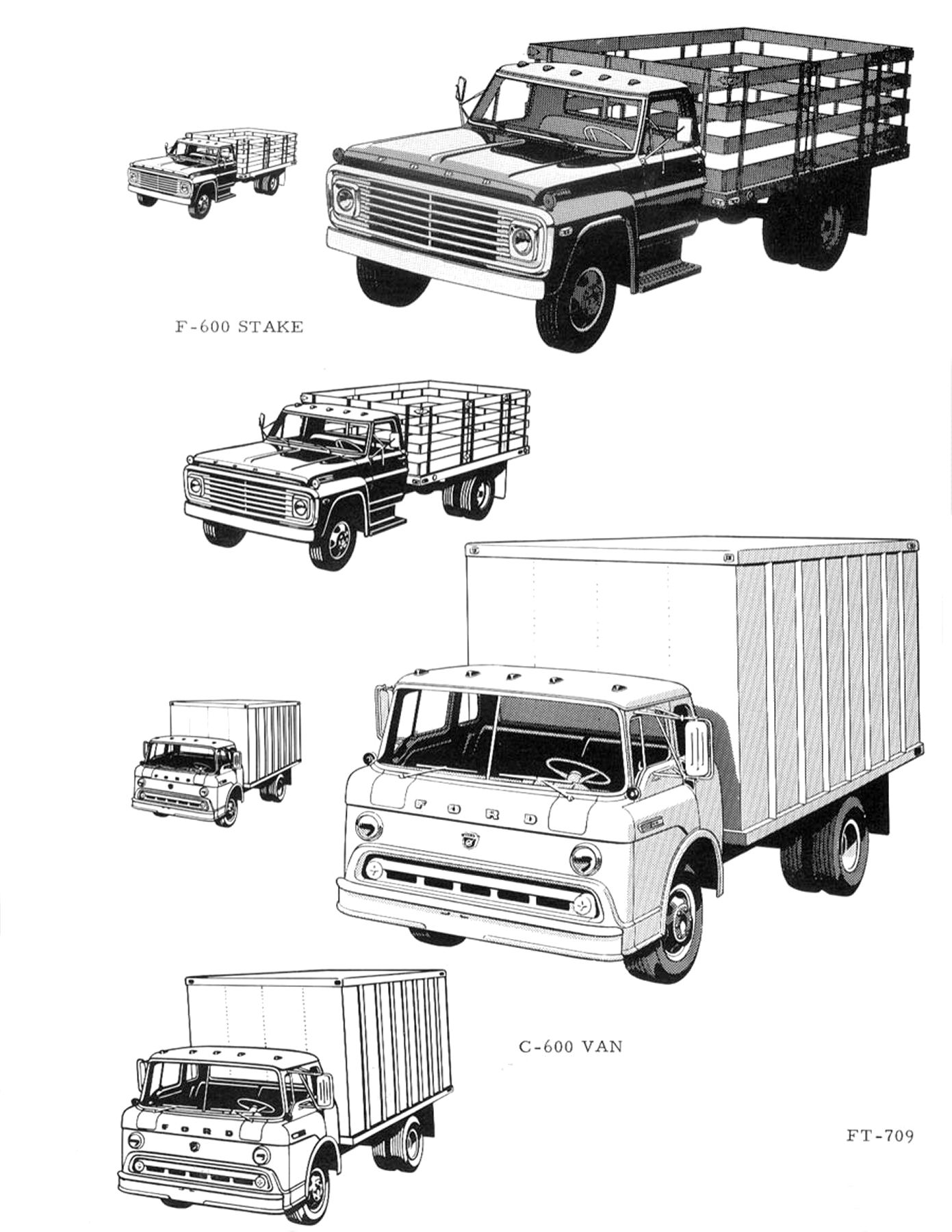 1970 Ford Truck Ad Clipart Book-24