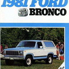 1981 Ford Bronco Brochure