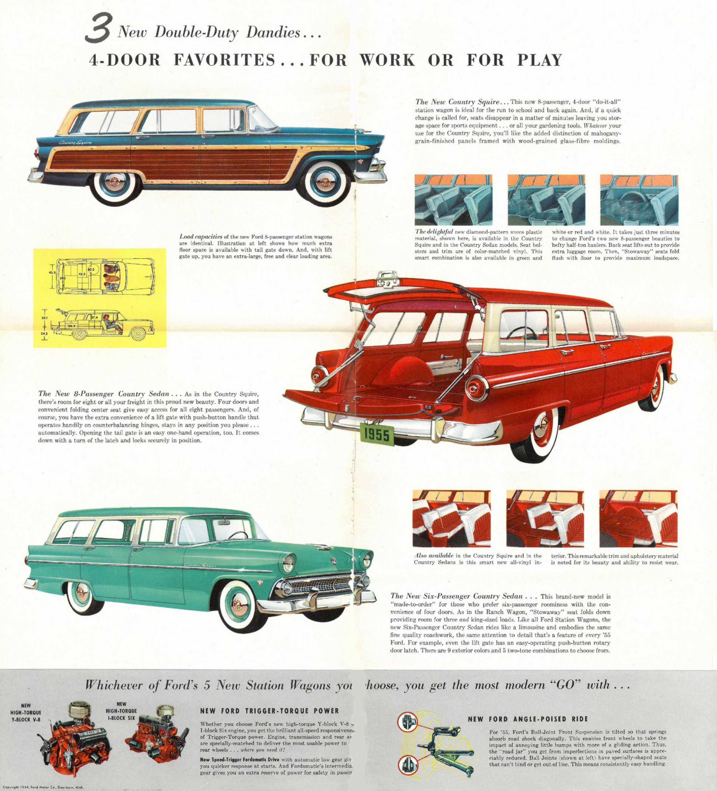 1955 Ford Wagons Foldout-Side B