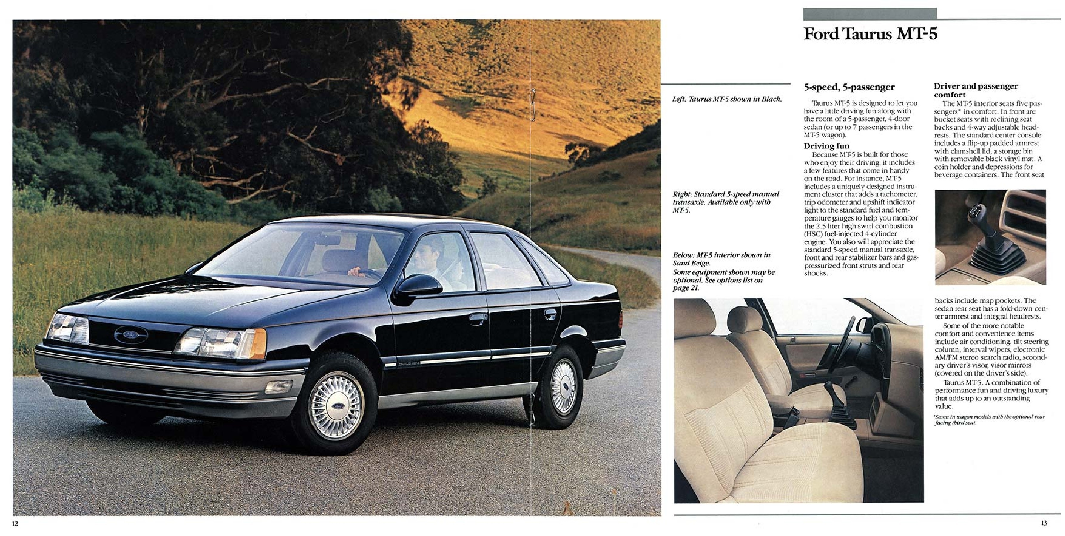 1987 Ford Taurus 12-13