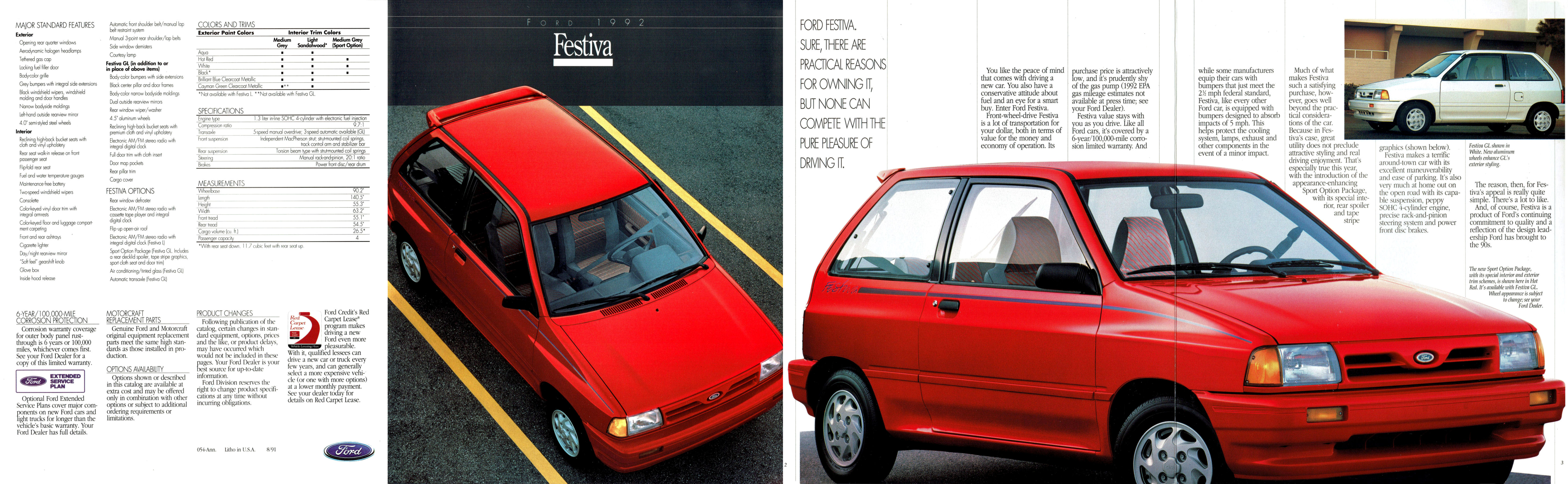 1992 Ford Festiva-Side A