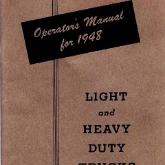 1948 Chevrolet Truck Operators Manual