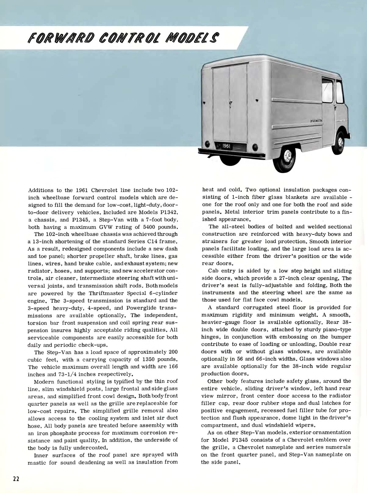 1961 Chevrolet Truck Engineering Features-22
