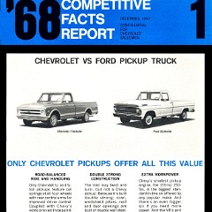 1968 Chevrolet vs Ford Pickup Facts