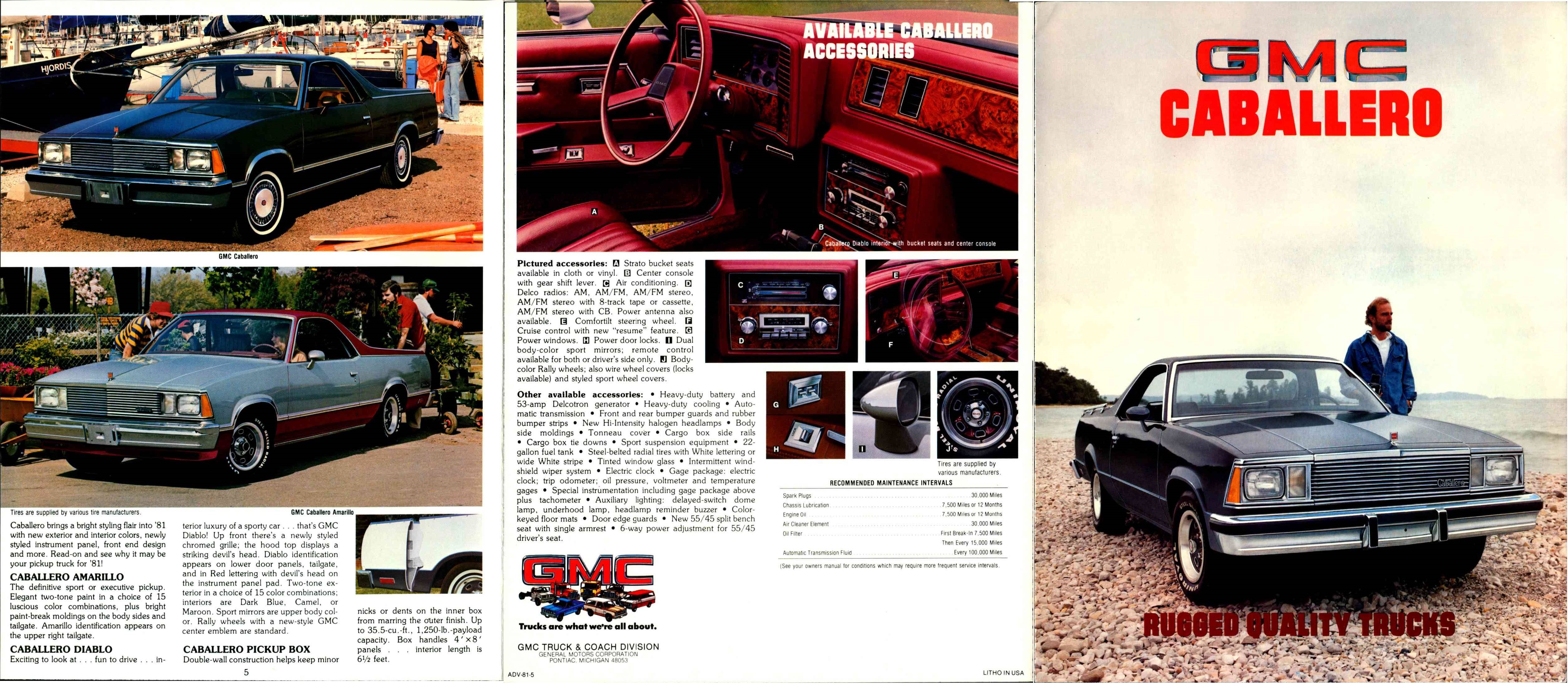 1981 GMC Caballero Brochure 05-06-01