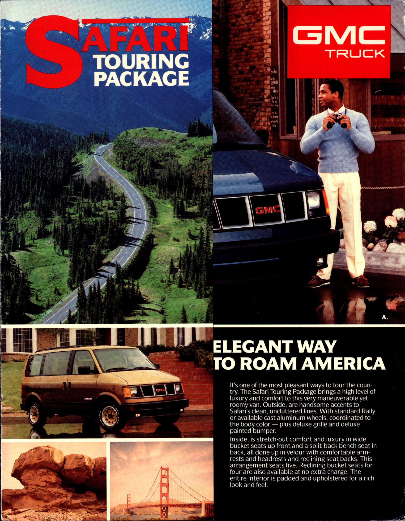 1987 GMC Safari Touring Package Foldout 01