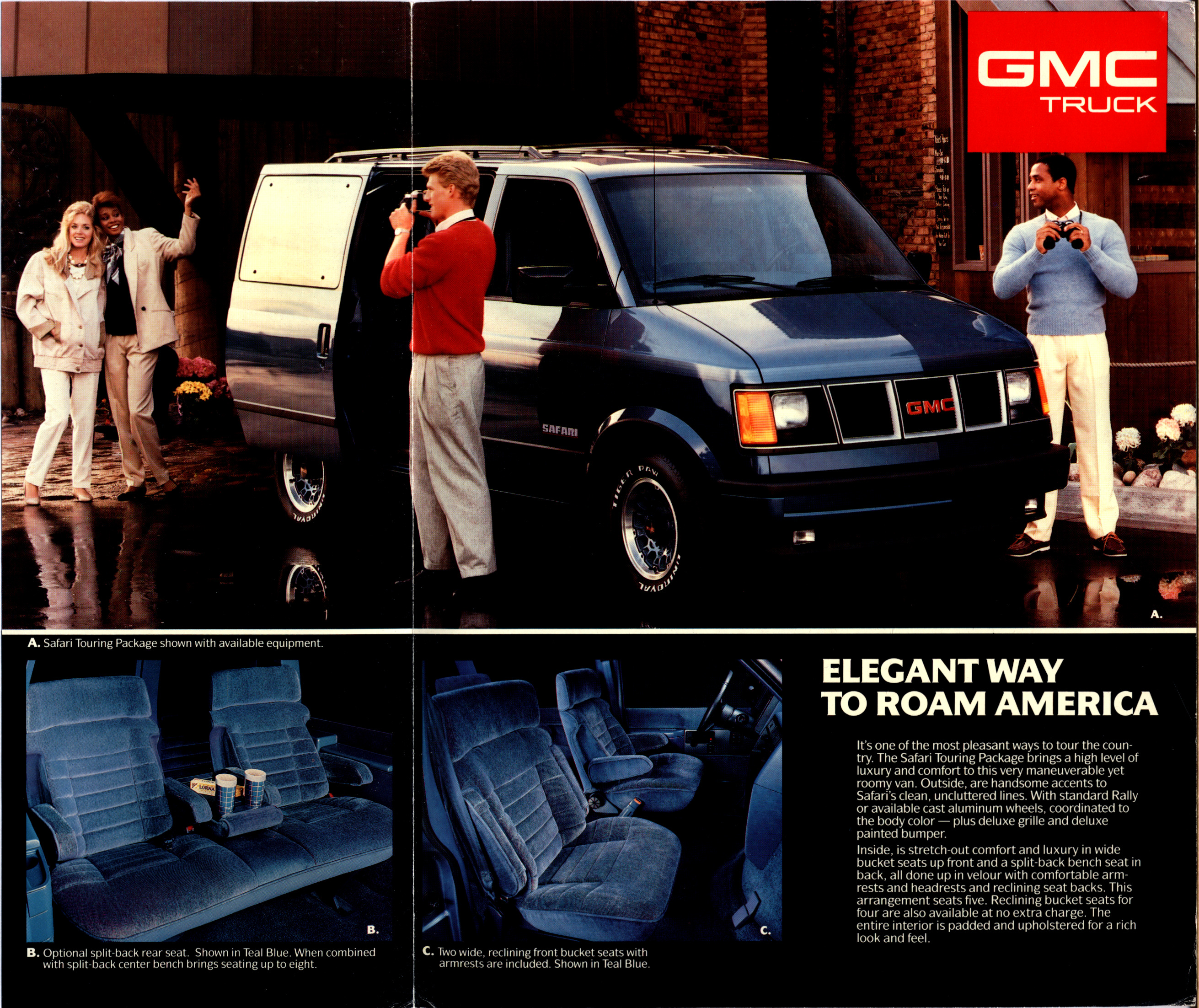 1987 GMC Safari Touring Package Foldout 02-03