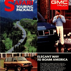 1987 GMC Safari Touring Package Foldout