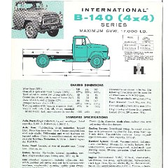 1959 International B-140 4X4 Series