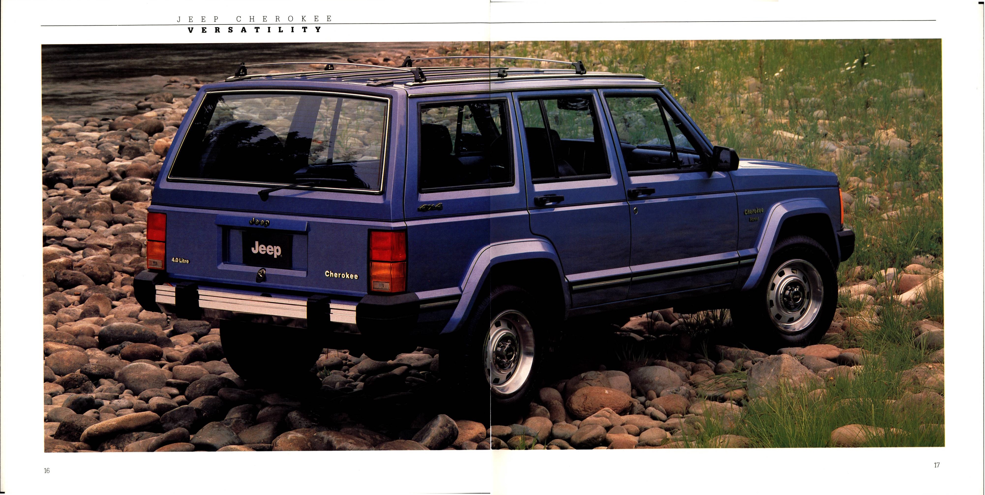 1988 Jeep Cherokee Brochure (Rev) 16-17