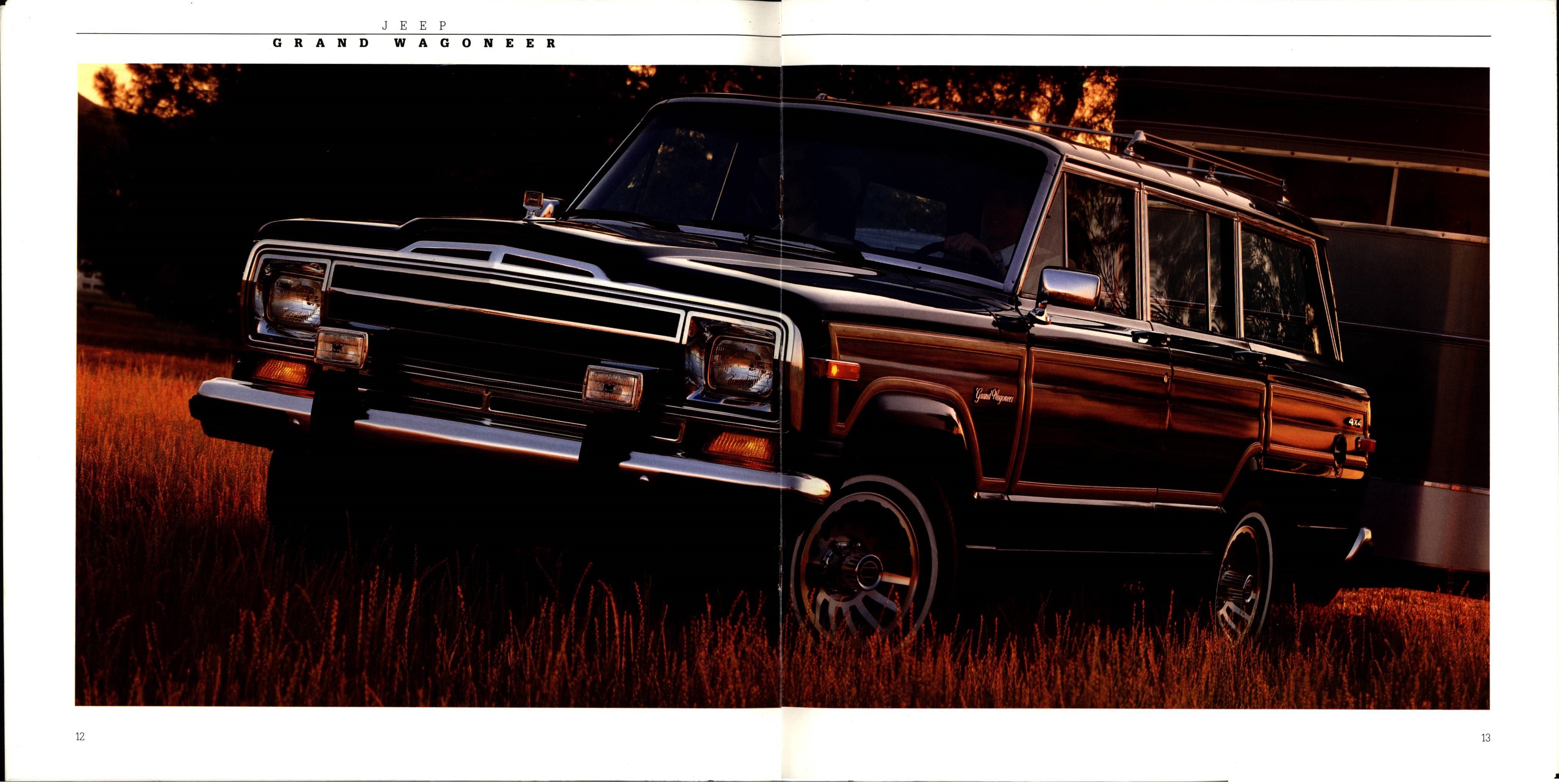1988 Jeep Wagoneers Brochure 12-13