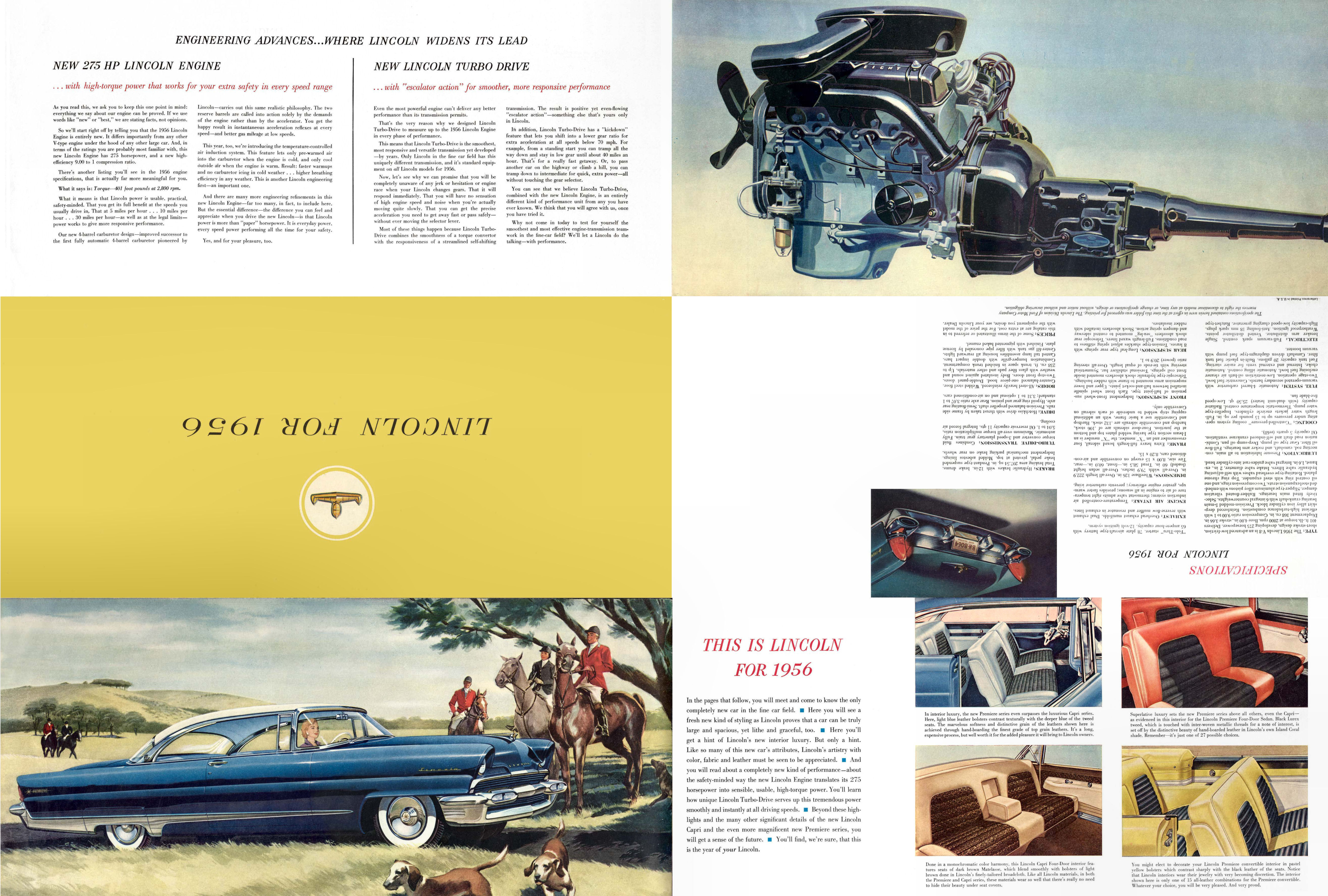 1956 Lincoln Foldout-Side A
