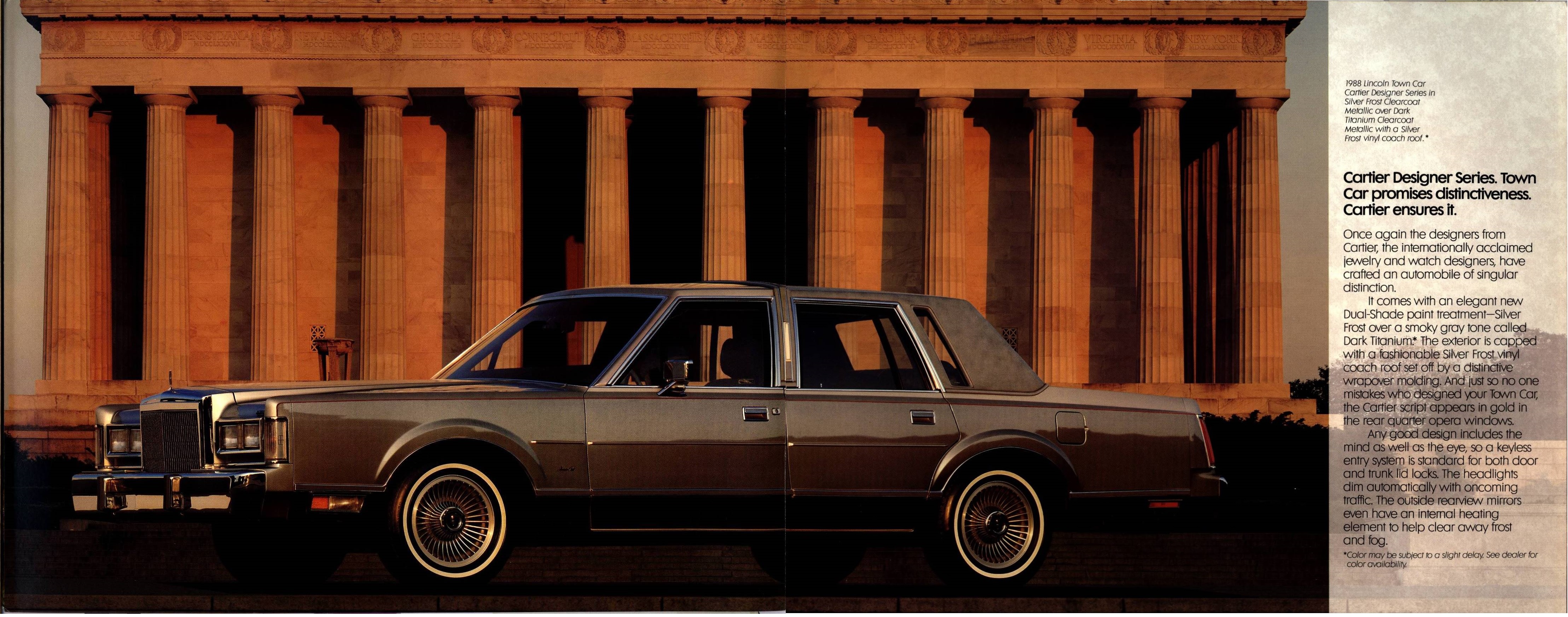 1988 Lincoln Town Car Portfolio 08-09
