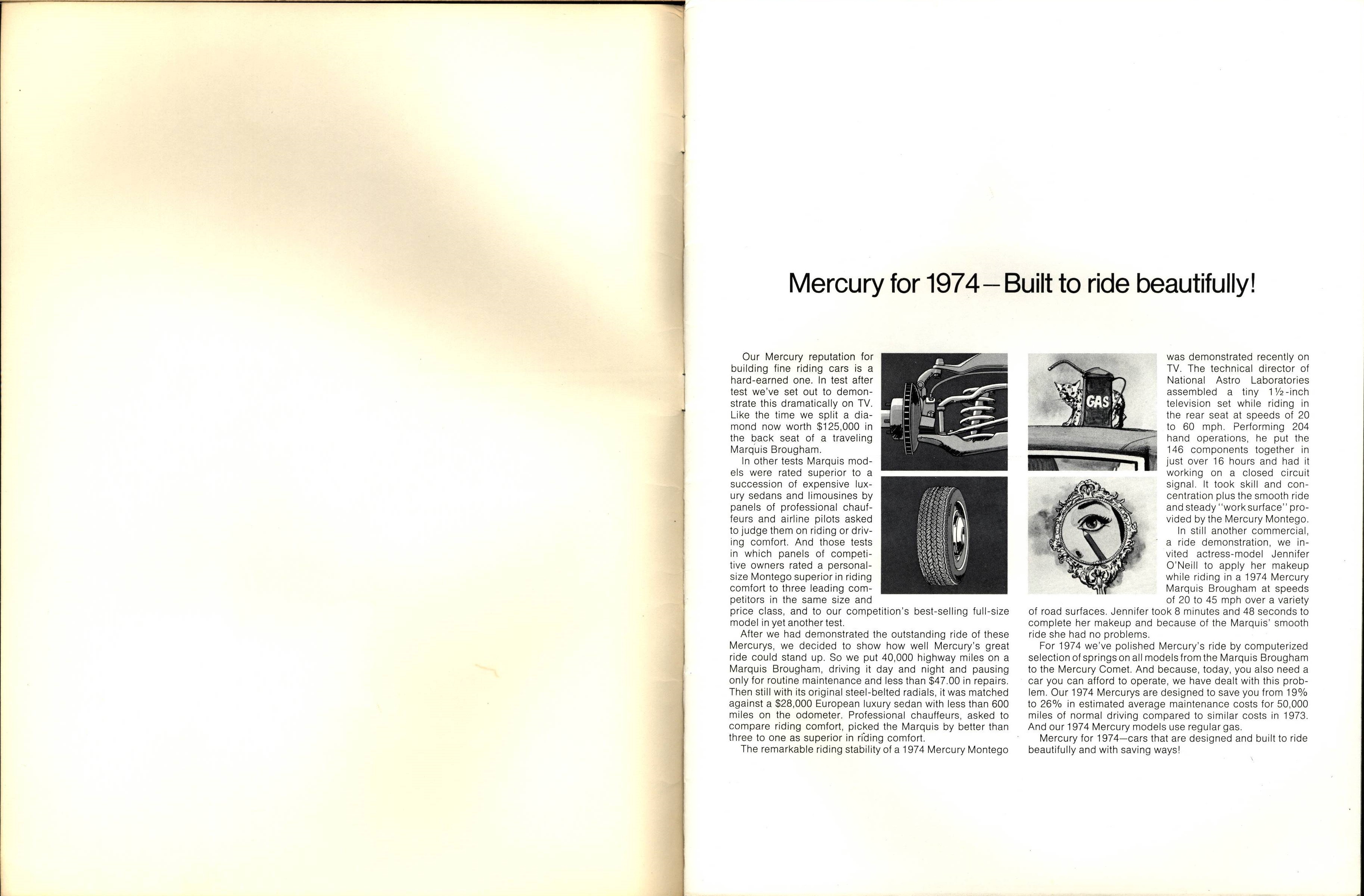 1974 Mercury Full Line Brochure 00a-01