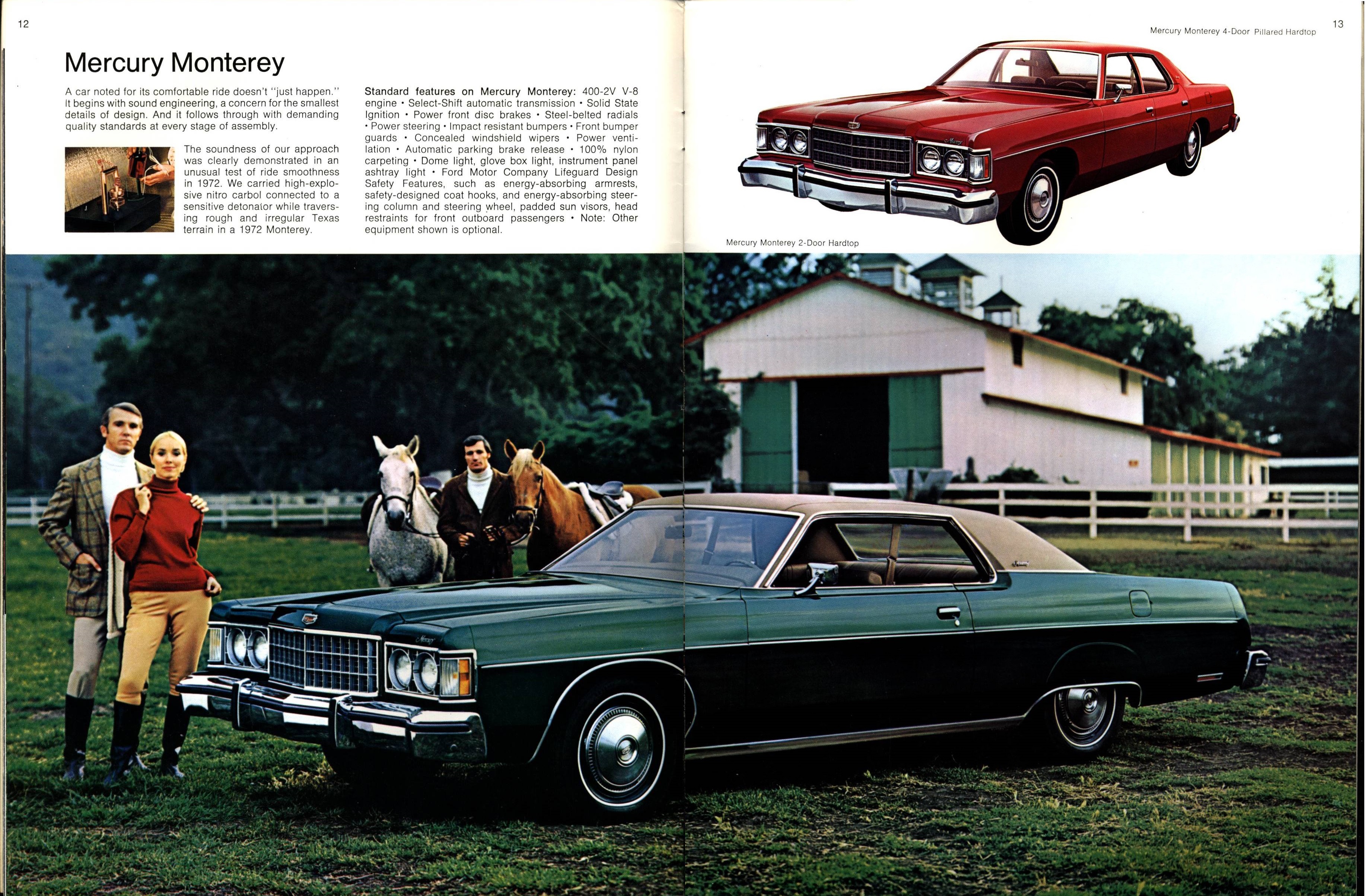 1974 Mercury Full Line Brochure 12-13
