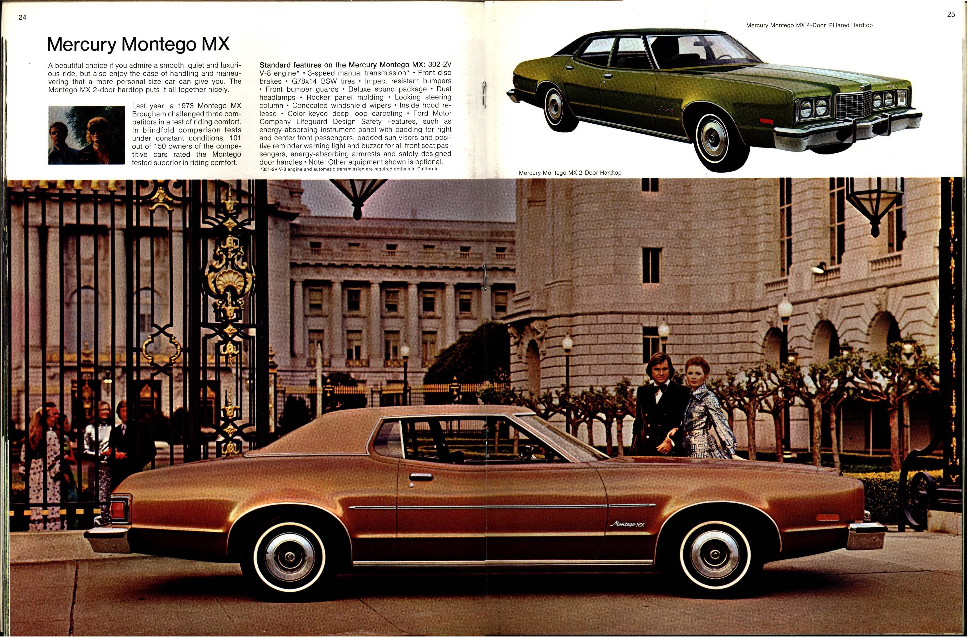 1974 Mercury Full Line Brochure 24-25